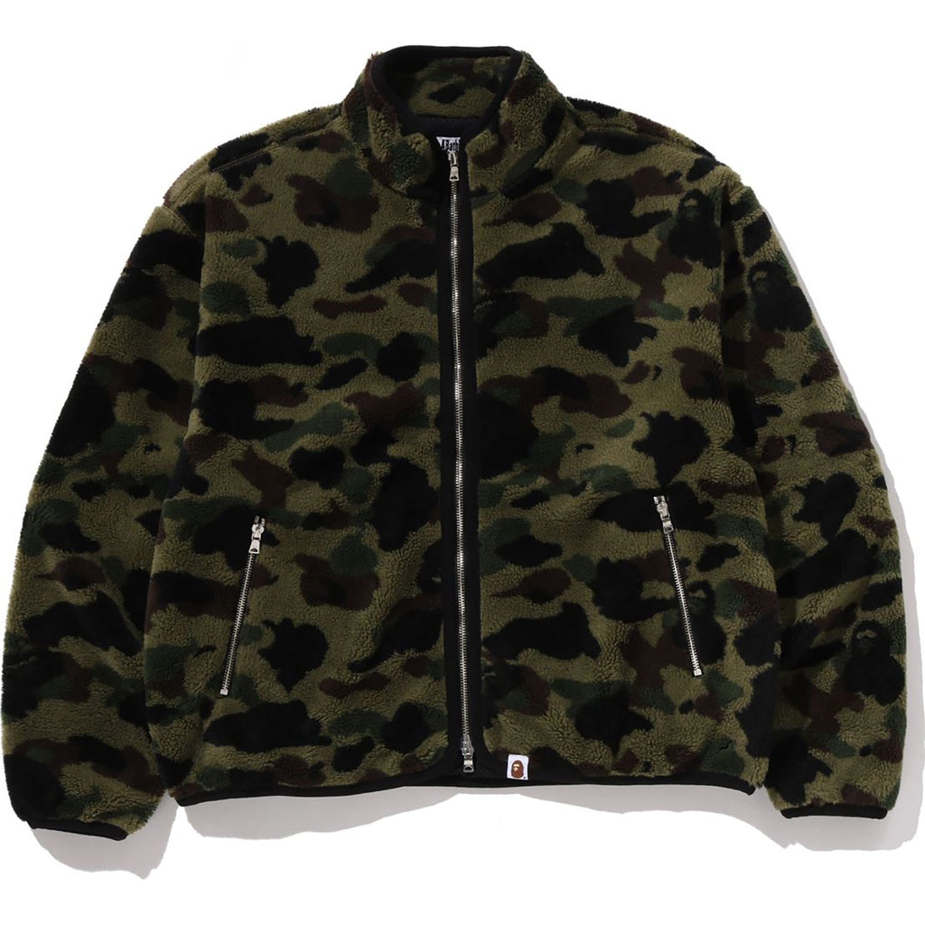 1st Camo Fleece Jacket Mens A bathing ape оригінал – Купити в Україні – боковий вид