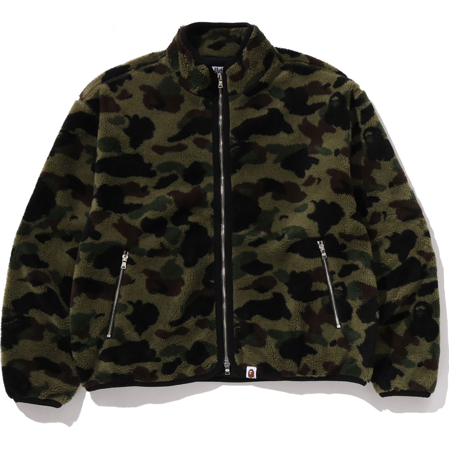 1st Camo Fleece Jacket Mens A bathing ape оригінал – Купити в Україні – боковий вид