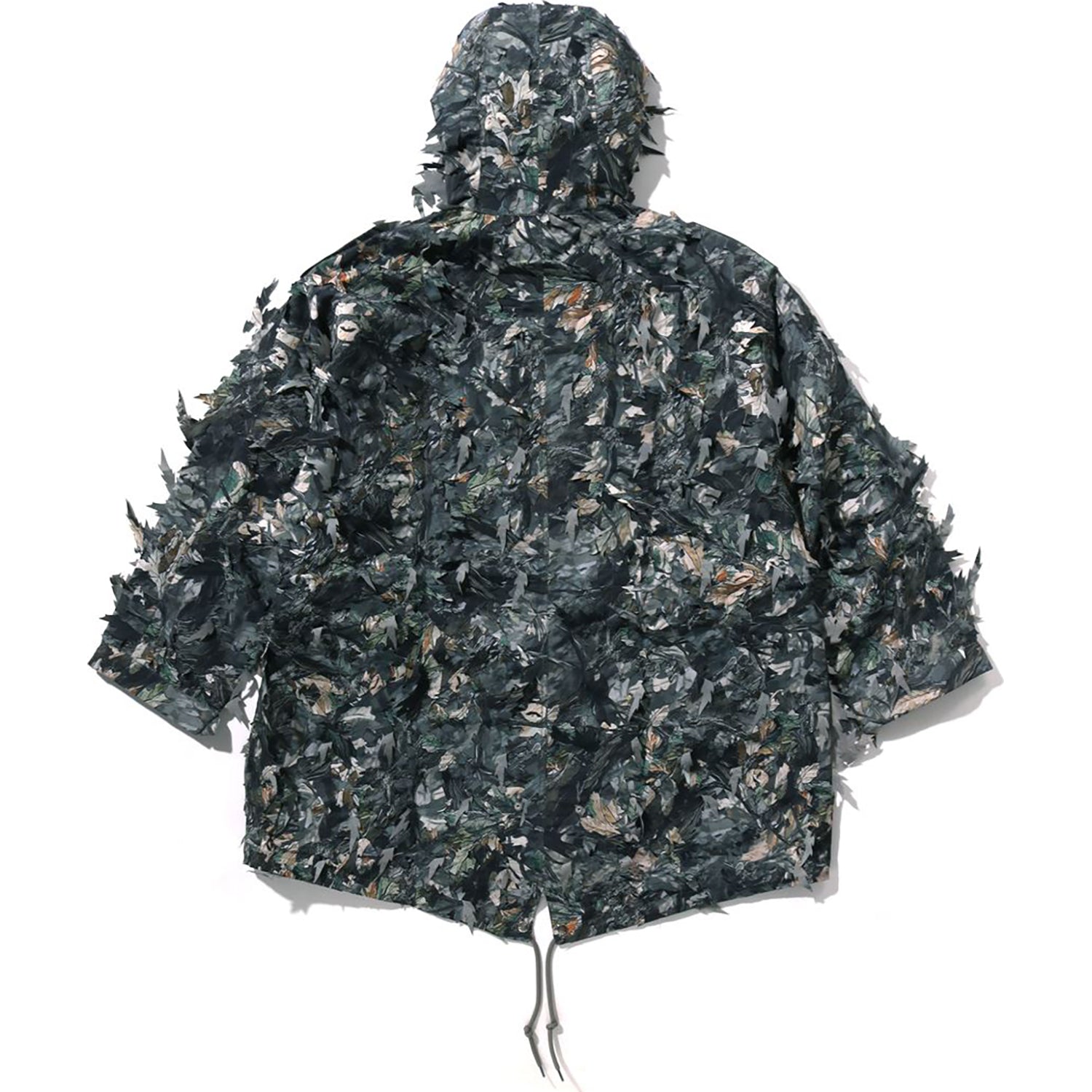 Оригінальна Tree Edge Camo Laser Cut M-51 Jacket Mens A bathing ape – вид ззаду