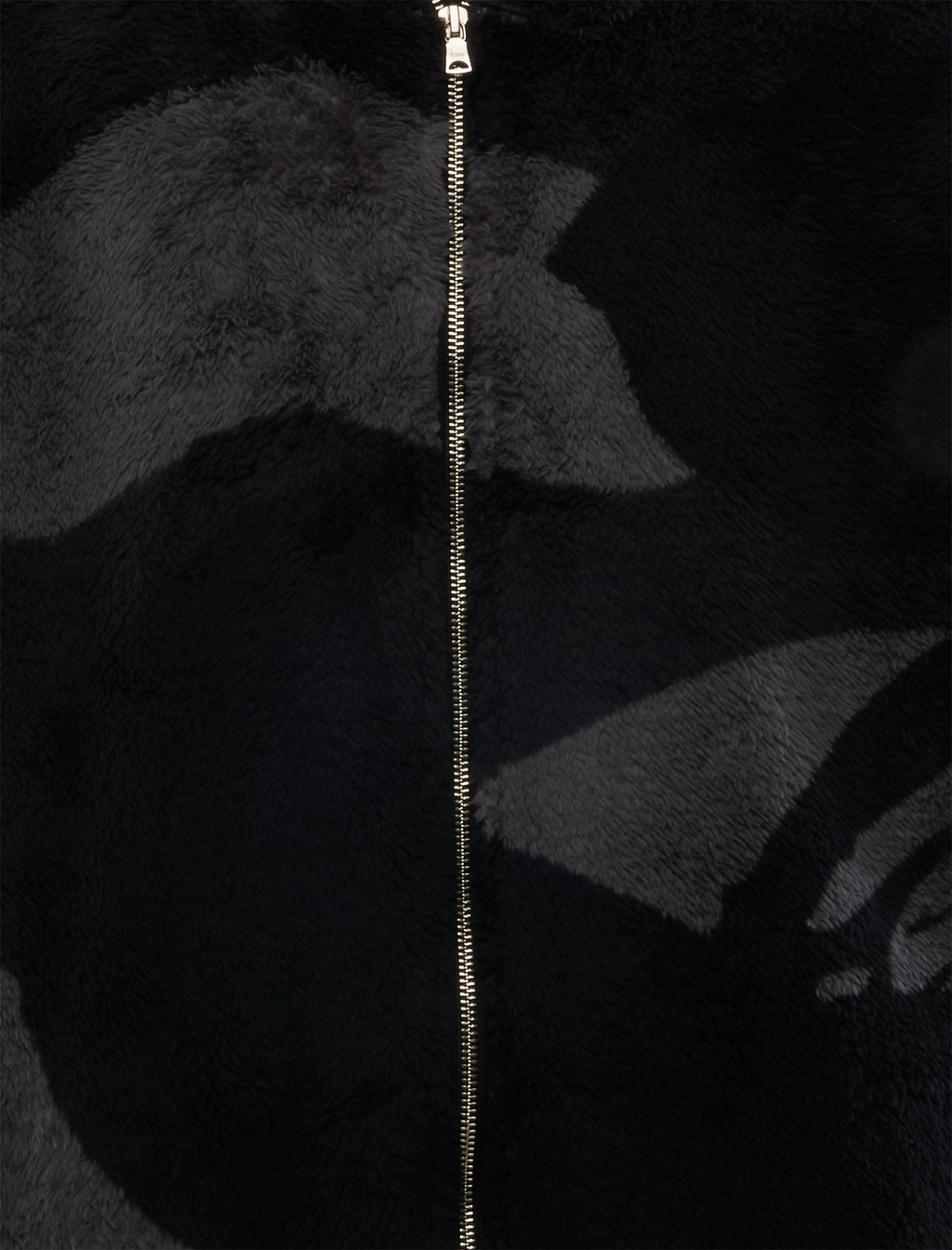 Оригінальна Color Camo Shark Full Zip Sherpa Jacket A bathing ape – вид ззаду
