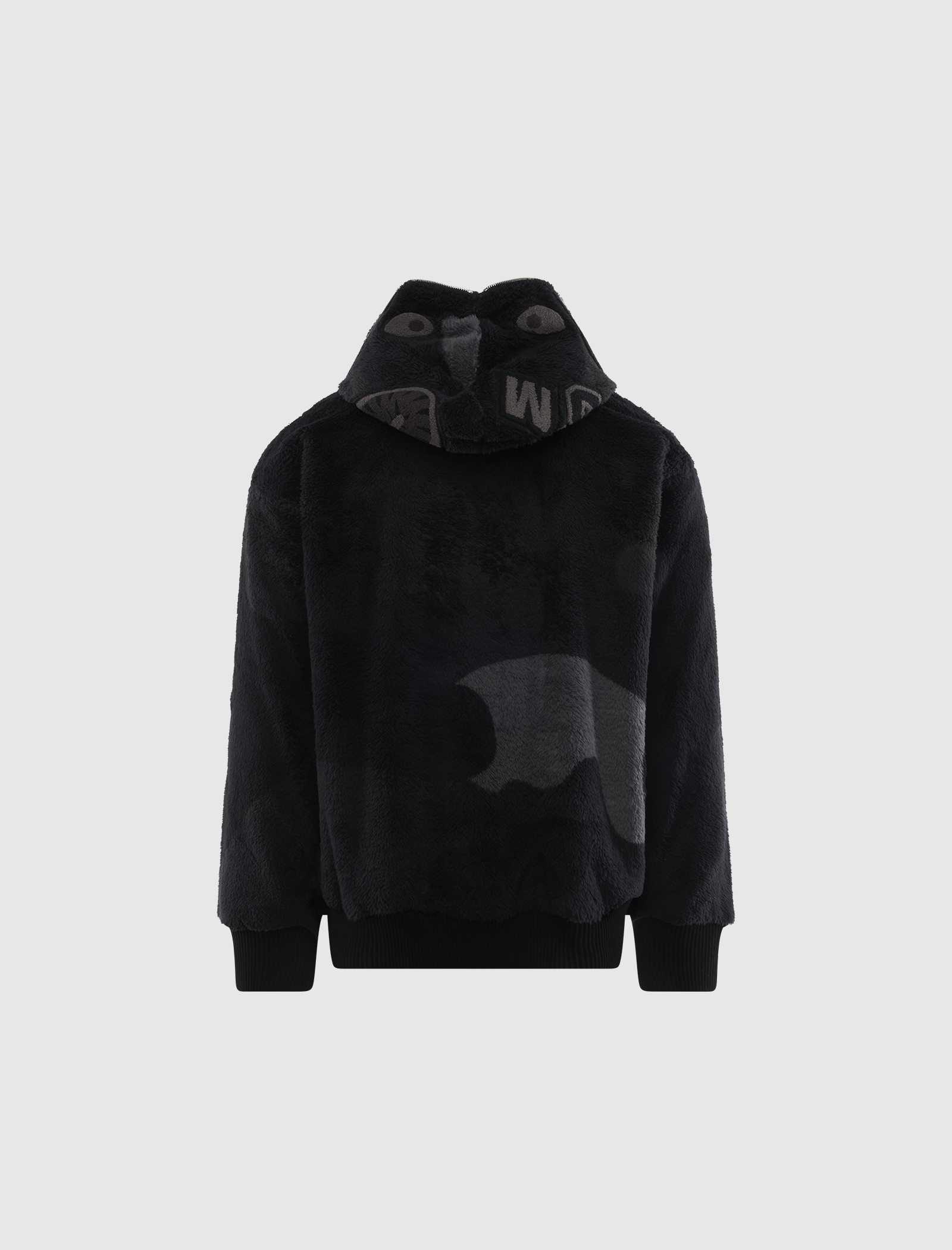 Оригінальна Color Camo Shark Full Zip Sherpa Jacket A bathing ape – детальний вид