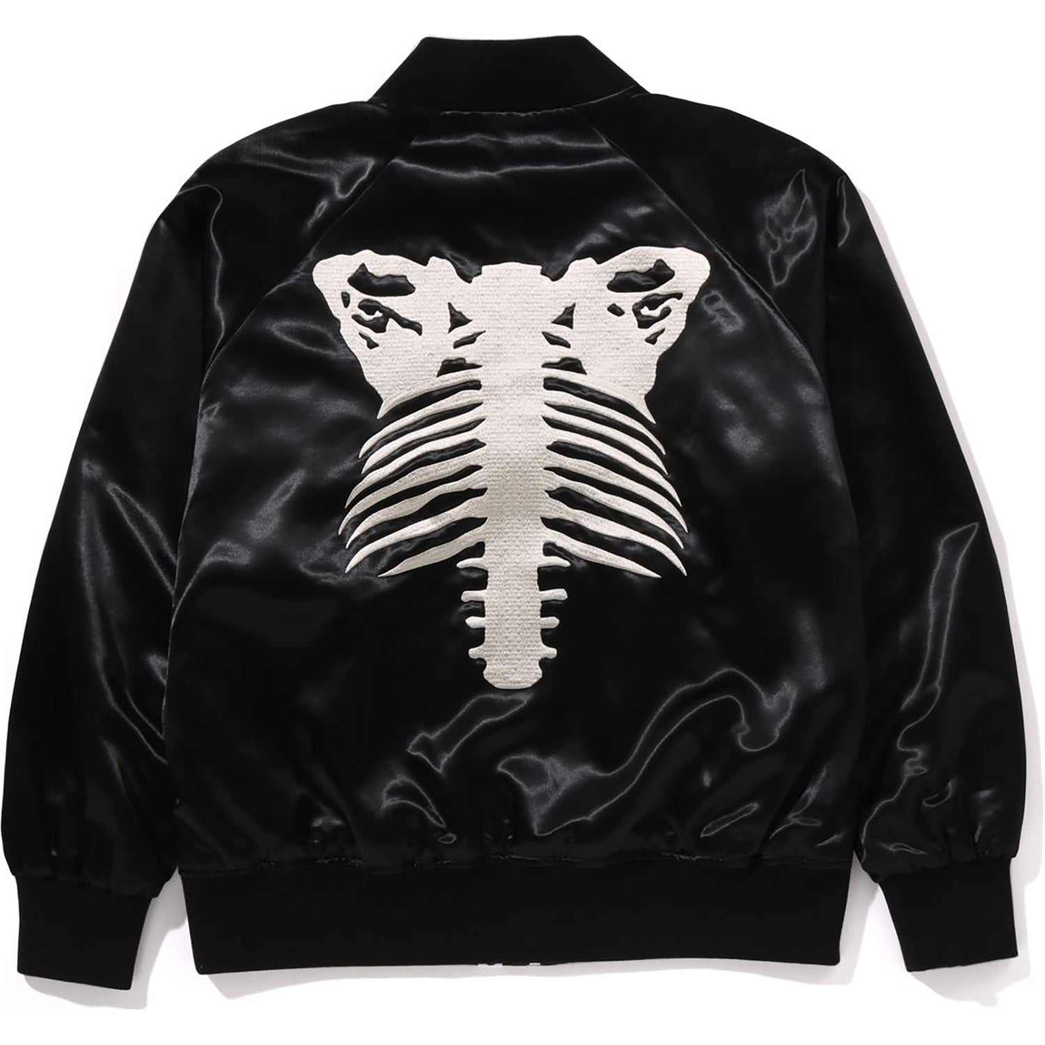 Skeleton Logo Souvenir Jacket Mens A bathing ape – Гарантія оригінальності – вид ззаду