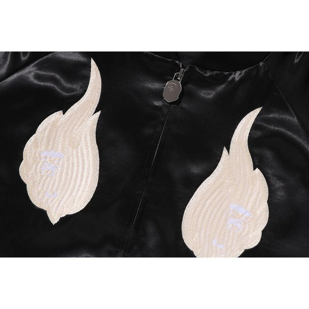 Skeleton Logo Souvenir Jacket Mens A bathing ape – Гарантія оригінальності – детальний вид