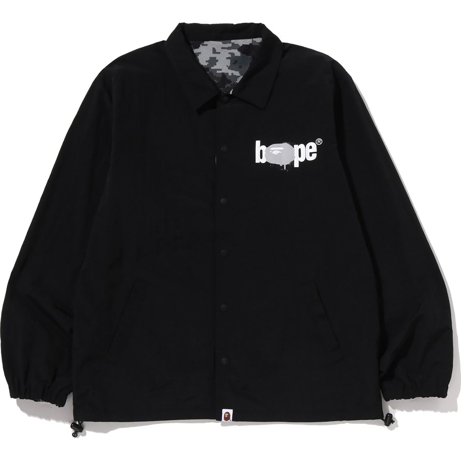 Reversible Coach Jacket Mens A bathing ape оригінал – Купити в Україні – боковий вид