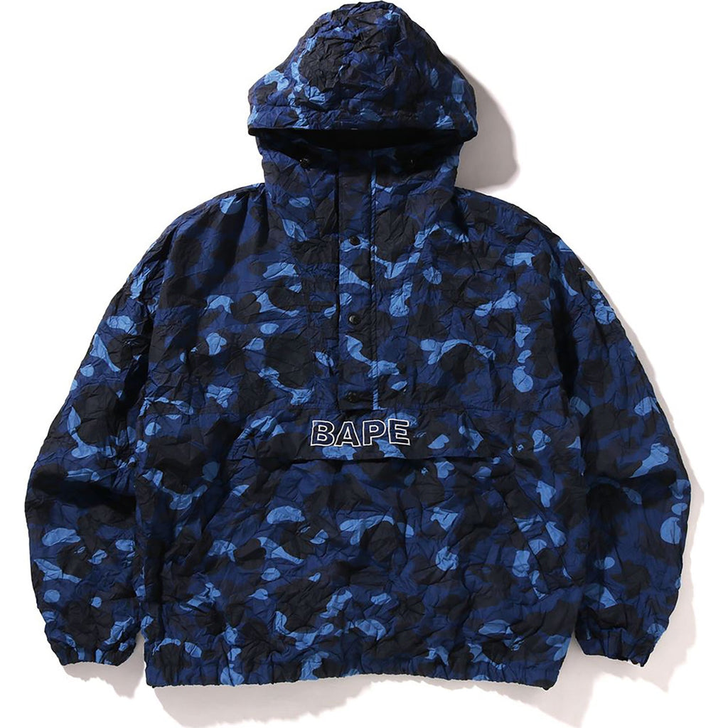 Crinkle Effect Color Camo Half Zip Hoodie Jacket Mens A bathing ape оригінал – Купити в Україні – боковий вид