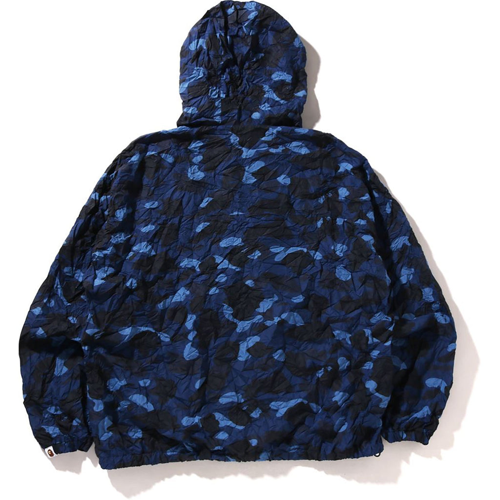 Crinkle Effect Color Camo Half Zip Hoodie Jacket Mens A bathing ape оригінал – Купити в Україні – вид ззаду