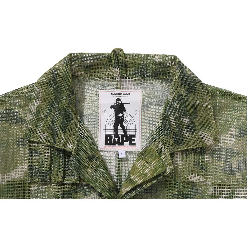 Multi Pixel Camo Mask Hooded Shirt Jacket Mens A bathing ape оригінал – Купити в Україні – збільшений вид