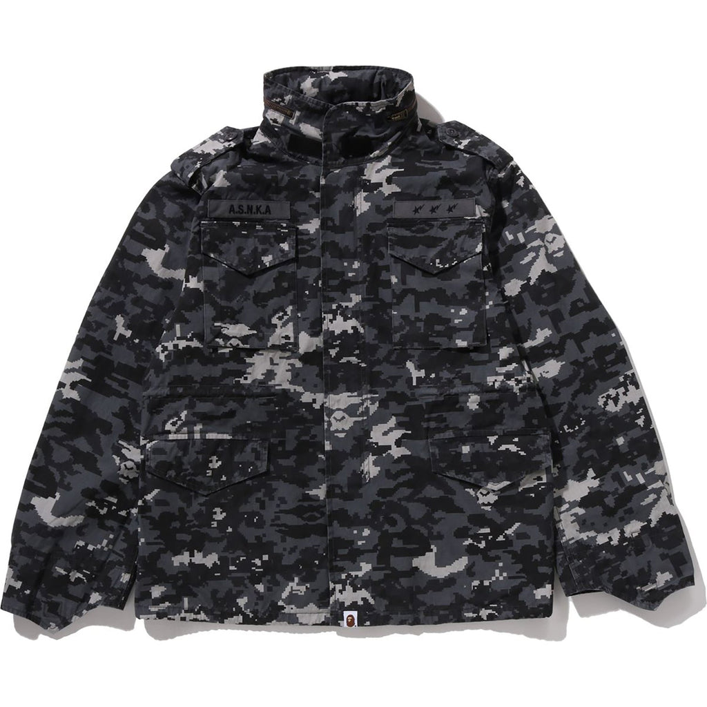 Multi Pixel Camo M-65 Jacket Mens A bathing ape оригінал – Купити в Україні – боковий вид