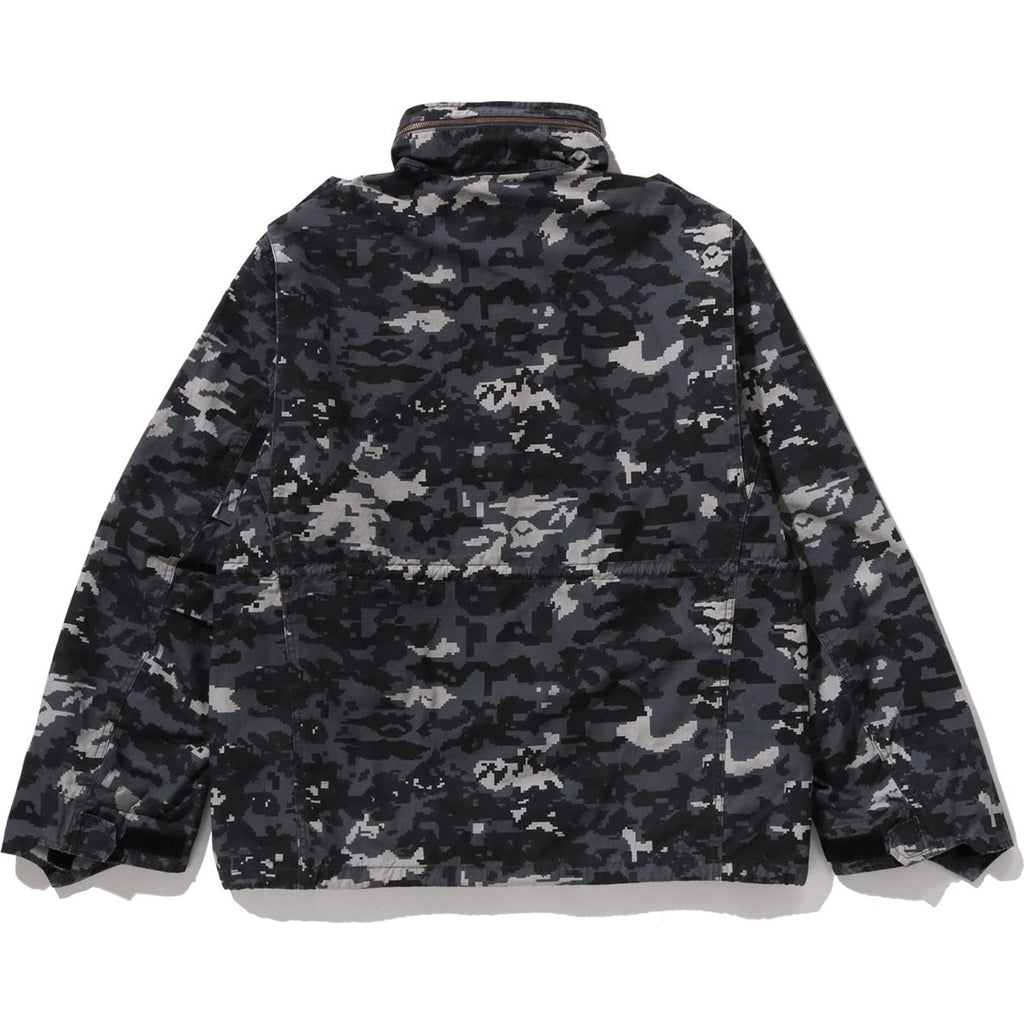 Multi Pixel Camo M-65 Jacket Mens A bathing ape оригінал – Купити в Україні – вид ззаду