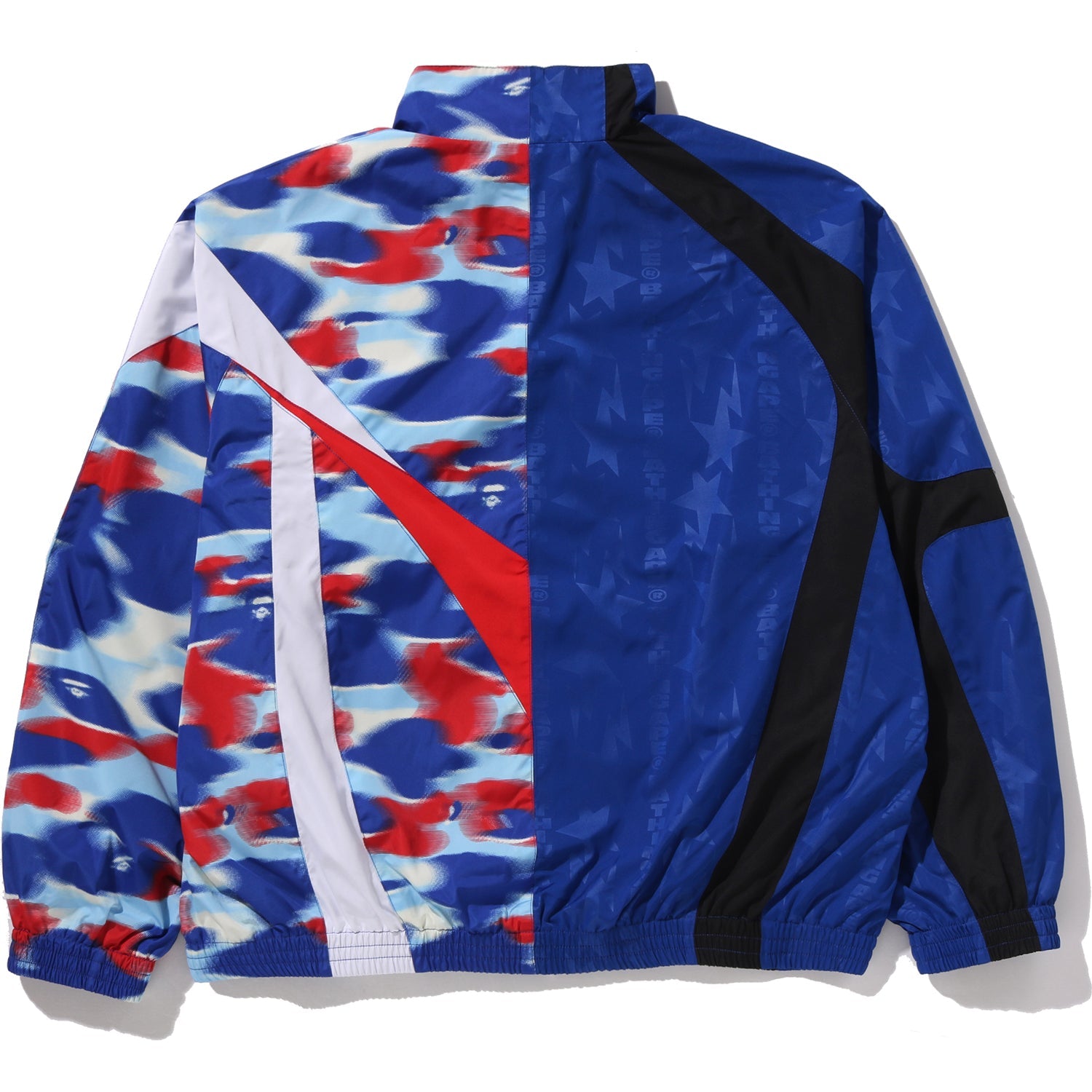 Split Stand Collar Track Jacket Mens A bathing ape – Гарантія оригінальності – вид ззаду