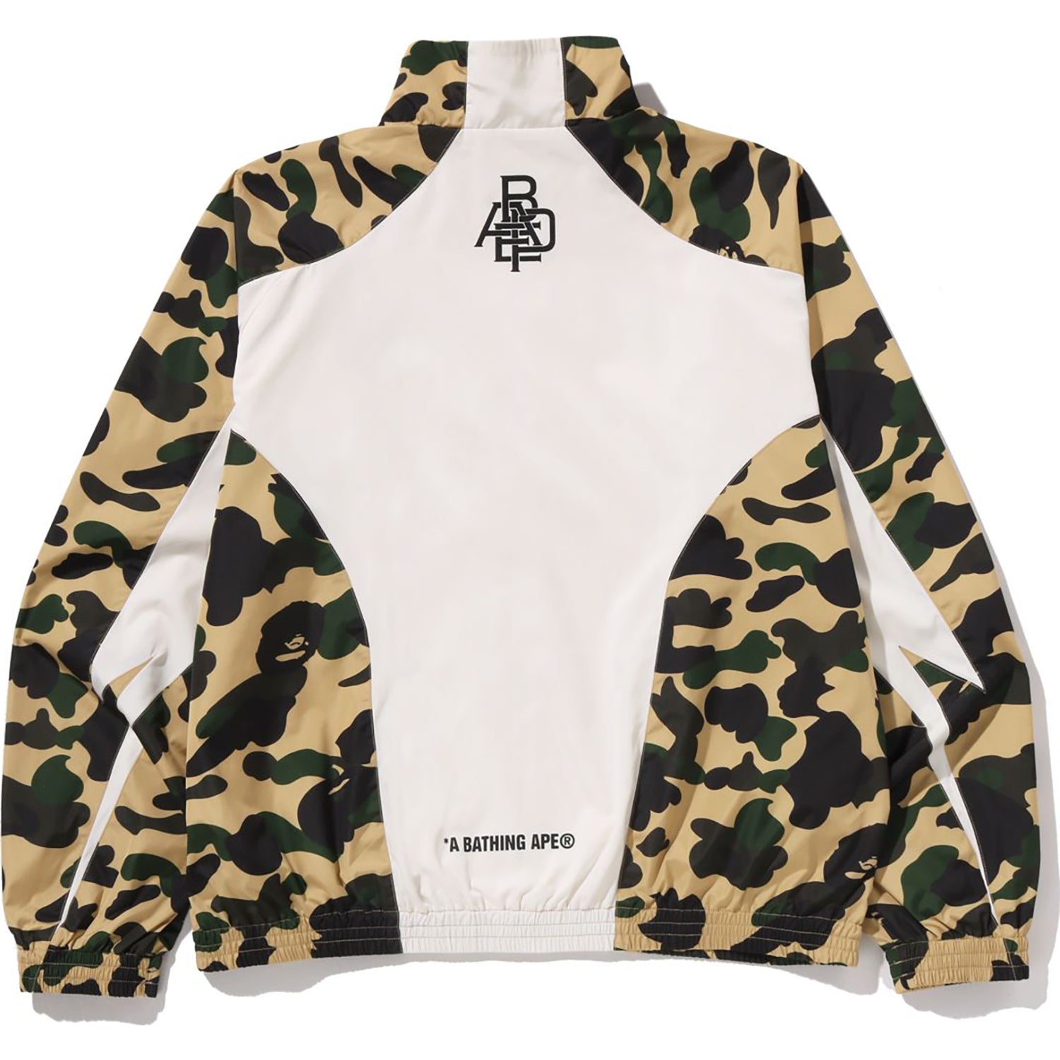 Оригінальна 1st Camo Stand Collar Track Jacket Mens A bathing ape – вид ззаду