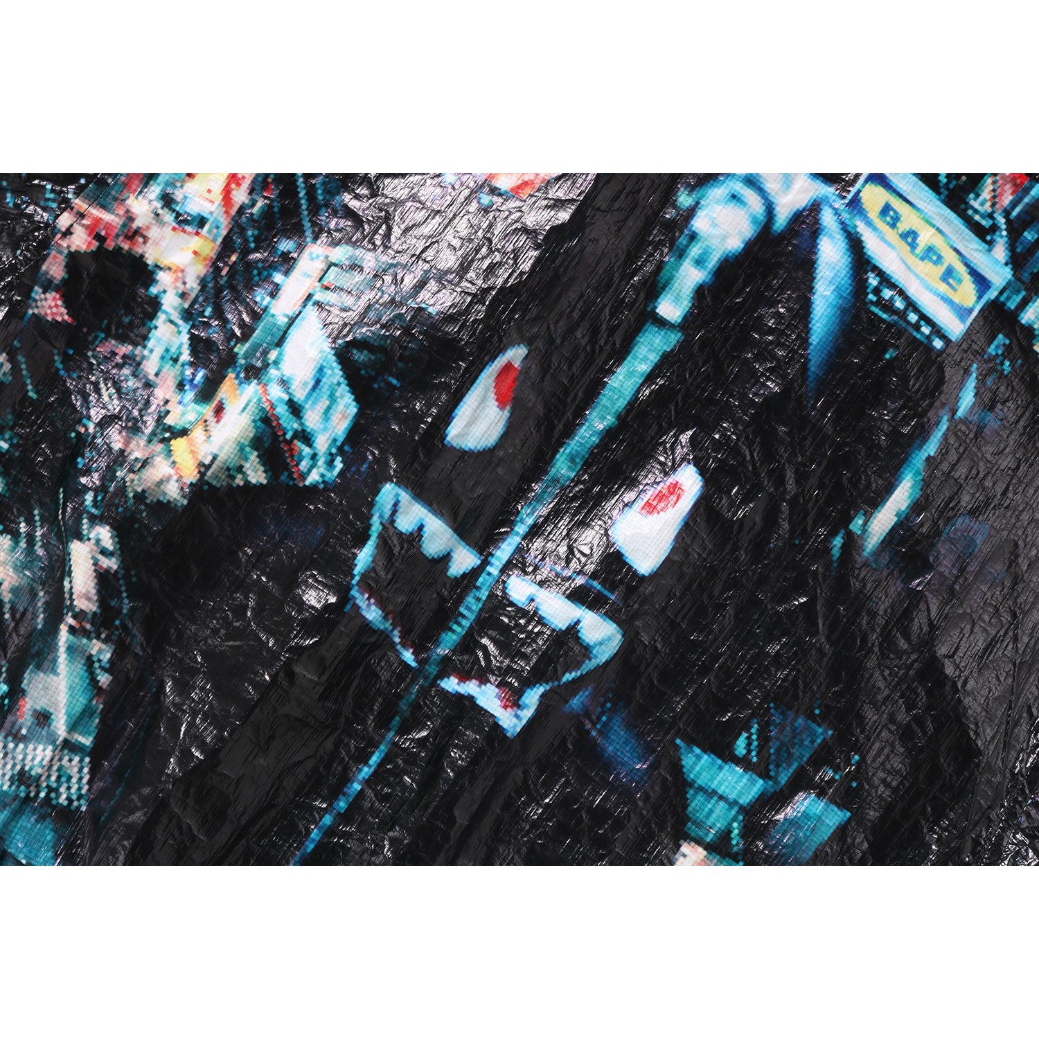 Overall Print Crease Hooded Jacket Mens A bathing ape оригінал – Купити в Україні – детальний вид