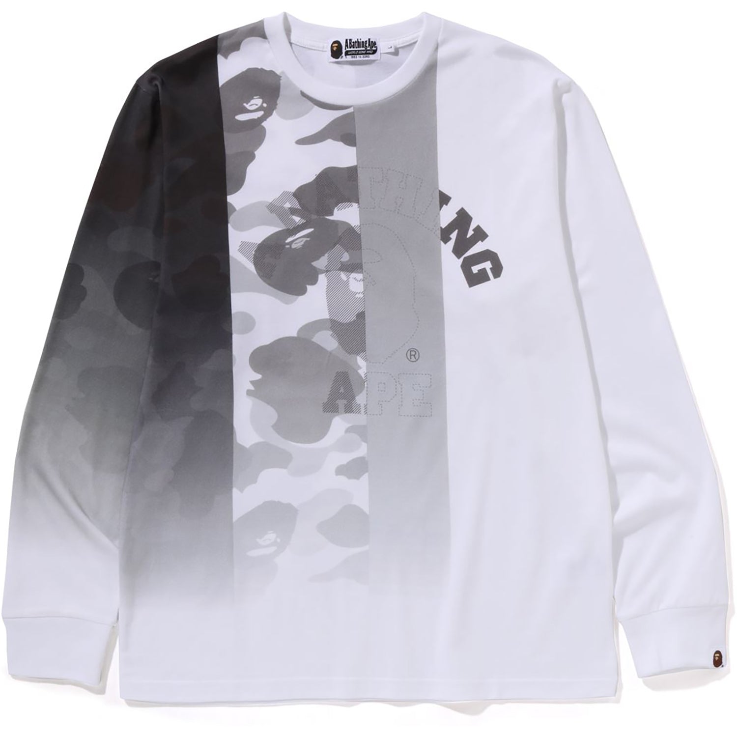 Patch Work Print Ls Tee Mens A bathing ape оригінал – Купити в Україні – боковий вид