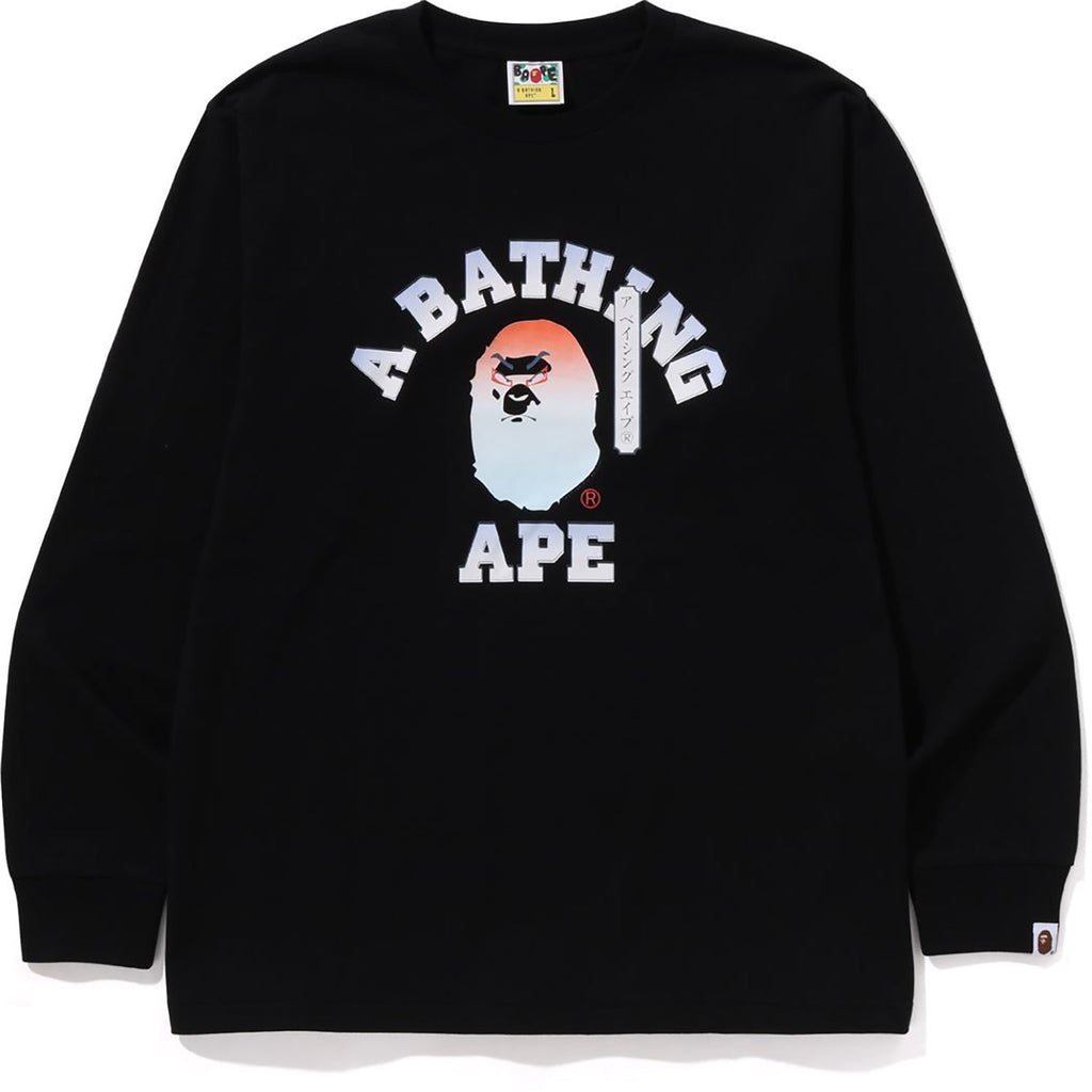 Kabuki Head Ls Tee Mens A bathing ape оригінал – Купити в Україні – боковий вид