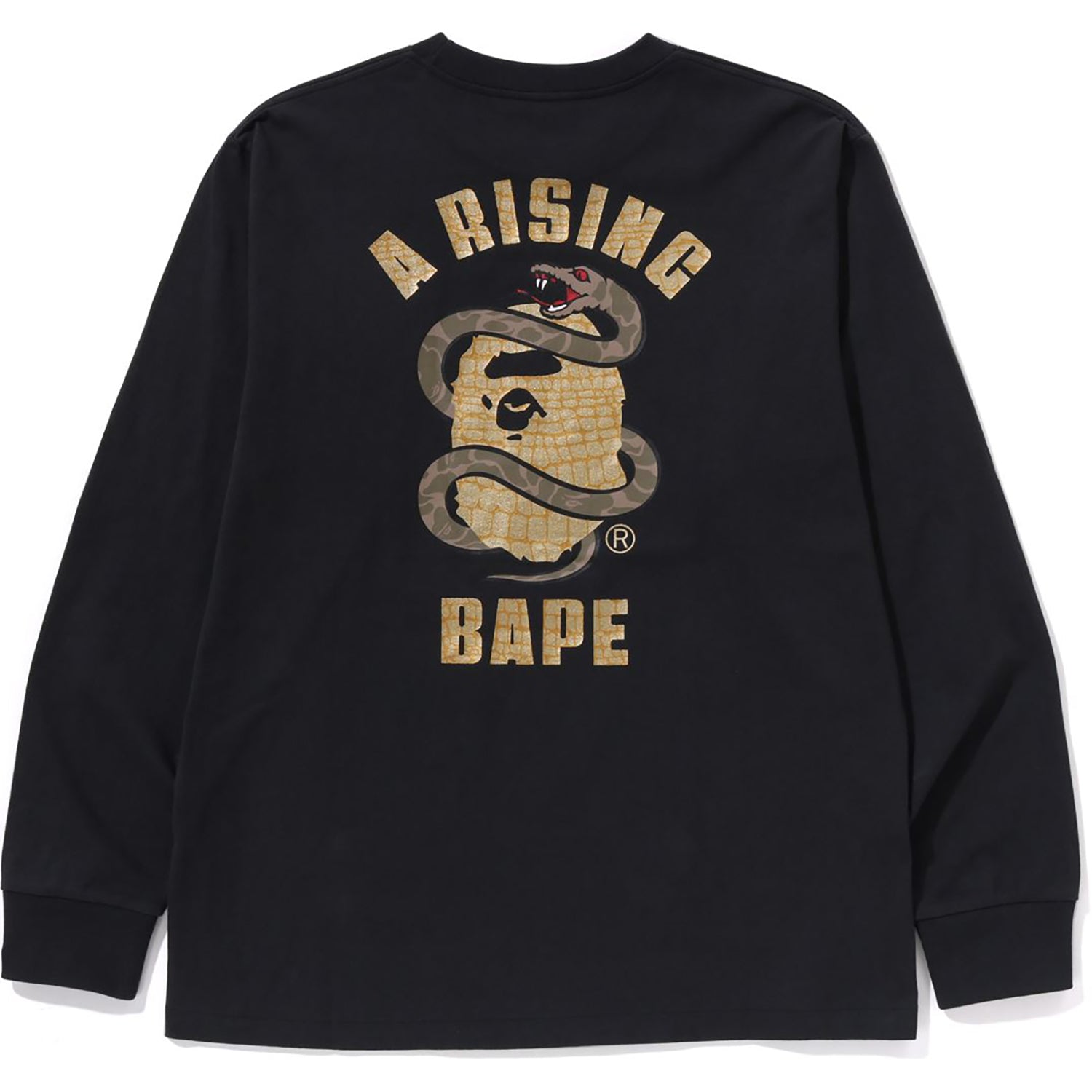 Оригінальна Year Of Snake Ls Tee Mens A bathing ape – вид ззаду