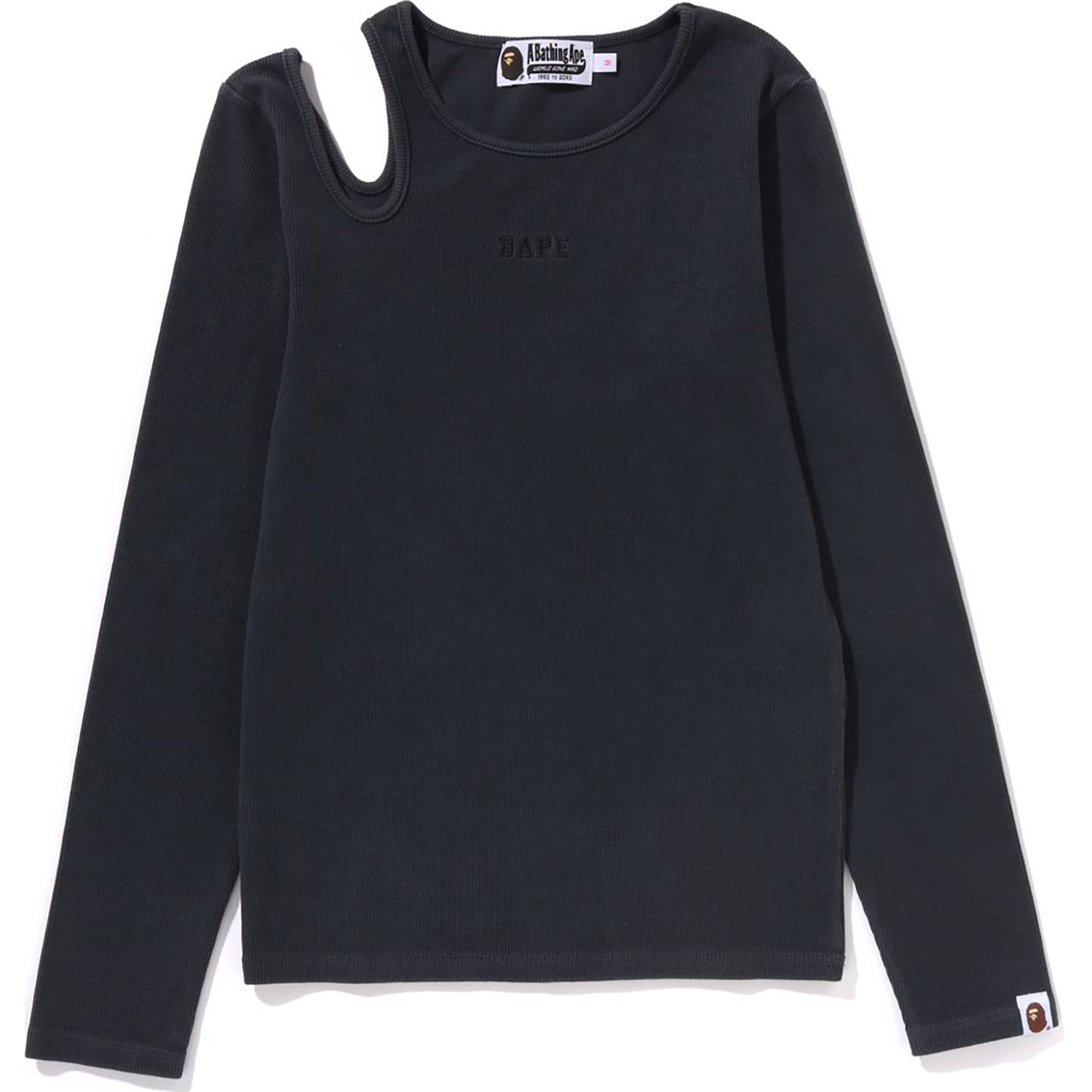 Pigment Dyed Cut Out Rib L A bathing ape оригінал – Купити в Україні – боковий вид