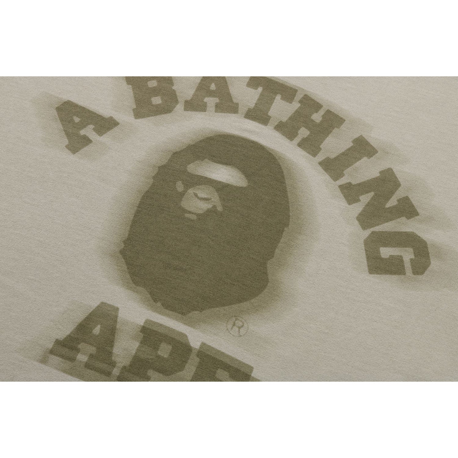 Garment Dye College Relaxed Fit Ls Tee Mens A bathing ape – Гарантія оригінальності – детальний вид