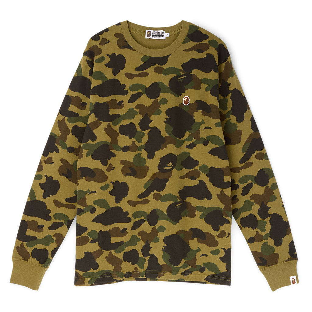 1st Camo One Point Ls Tee A bathing ape – Гарантія оригінальності – боковий вид
