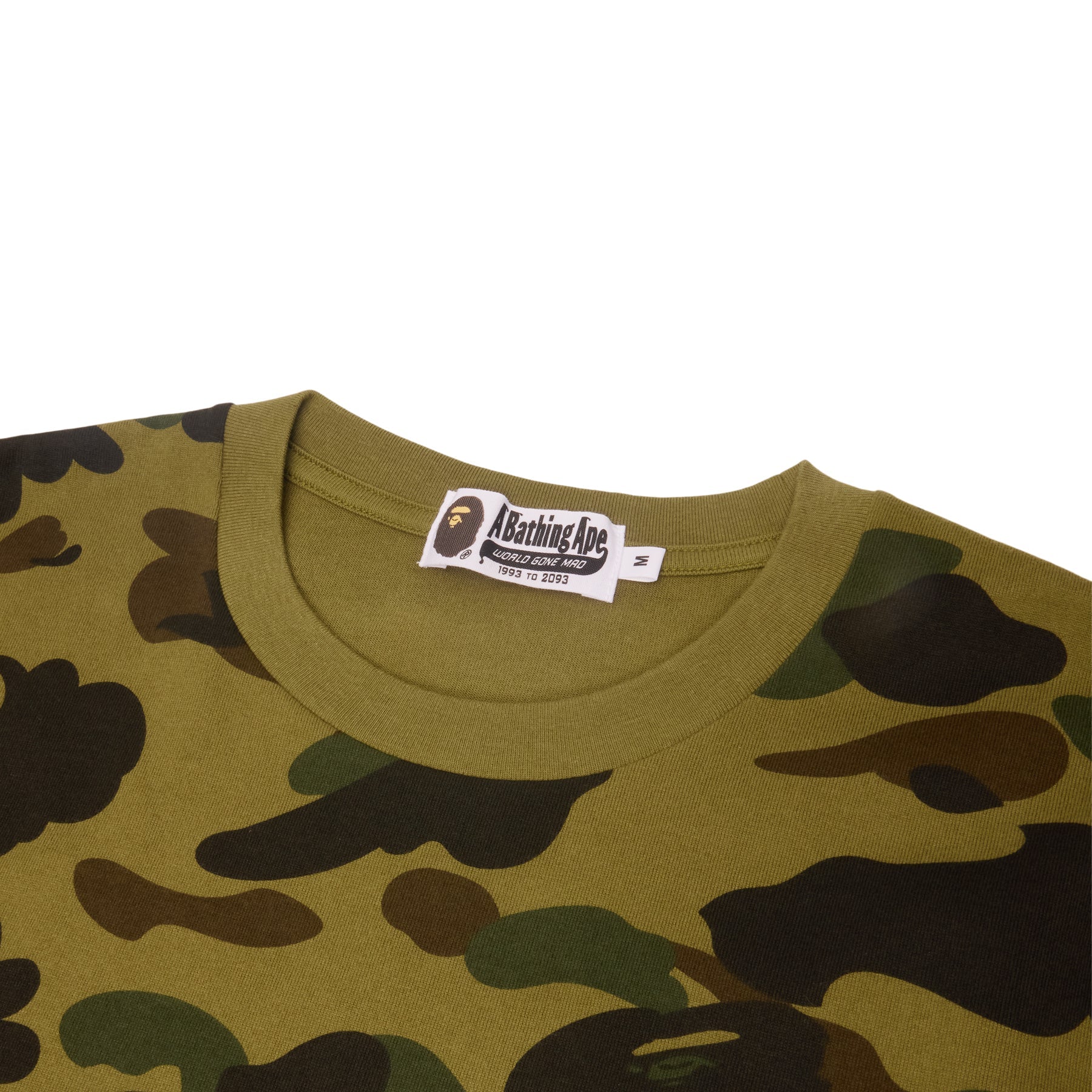 1st Camo One Point Ls Tee A bathing ape – Гарантія оригінальності – детальний вид