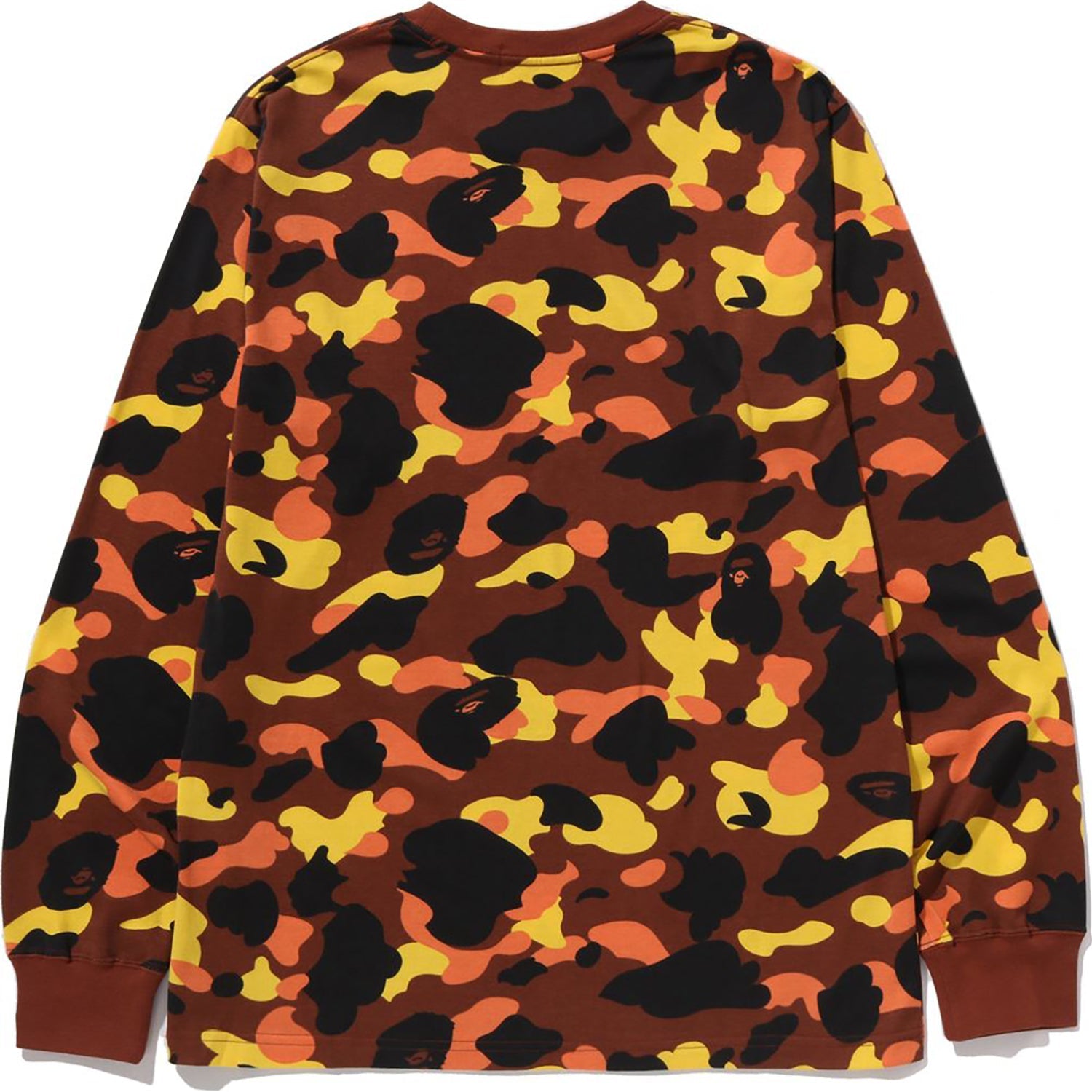 1st Camo One Point Ls Tee Mens A bathing ape – Гарантія оригінальності – вид ззаду