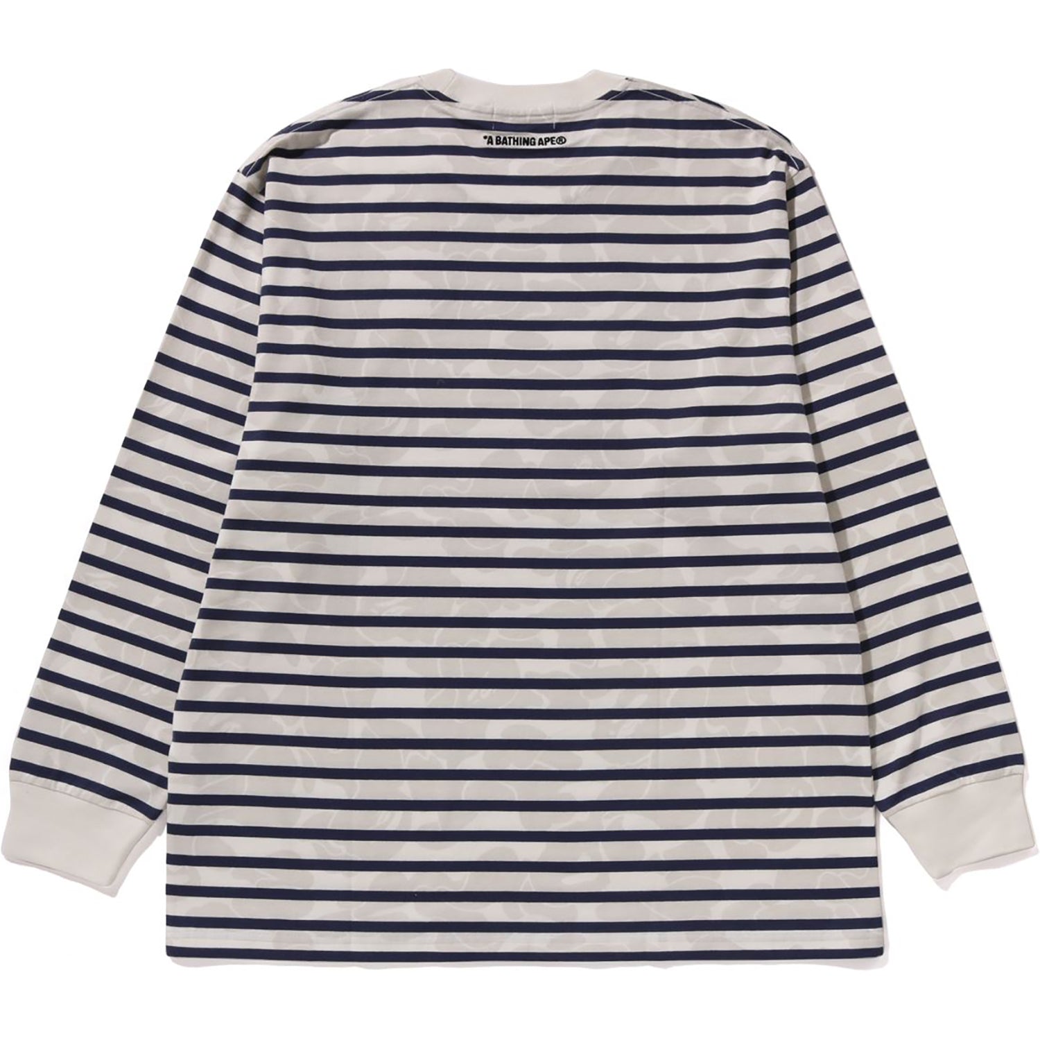 Solid Camo One Point Relaxed Fit Stripe Ls Tee Mens A bathing ape оригінал – Купити в Україні – вид ззаду