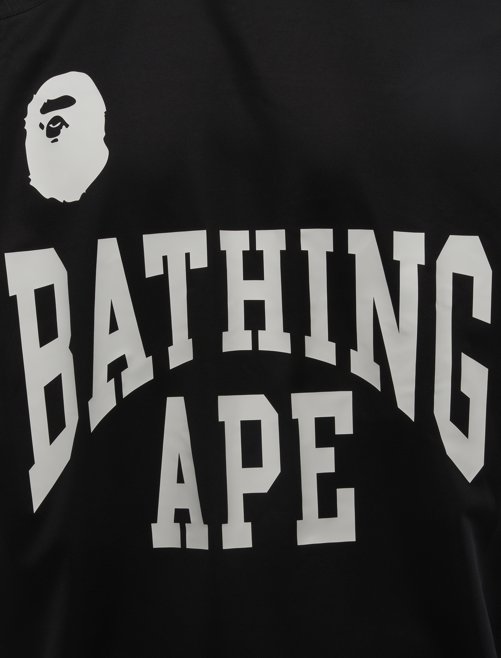 Оригінальна Line Camo Jacquard Logo Relaxed Fit Ice Hockey Jersey A bathing ape – вид ззаду