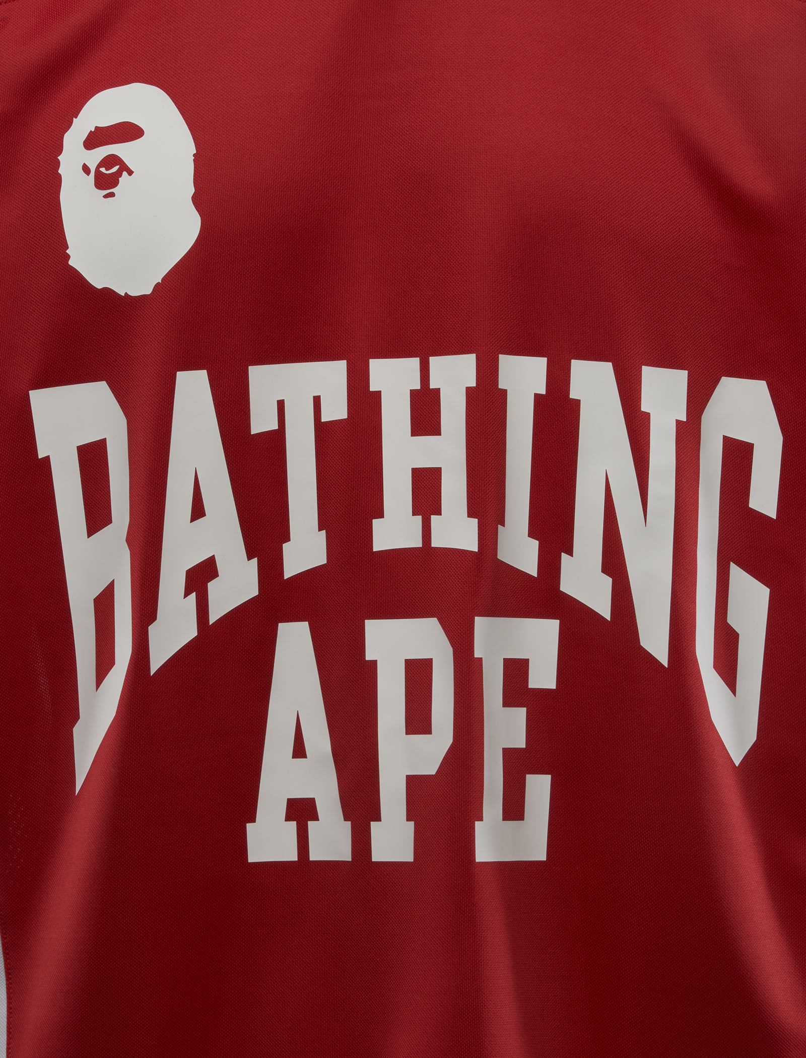 Оригінальна Line Camo Jacquard Logo Relaxed Fit Ice Hockey Jersey A bathing ape – вид ззаду