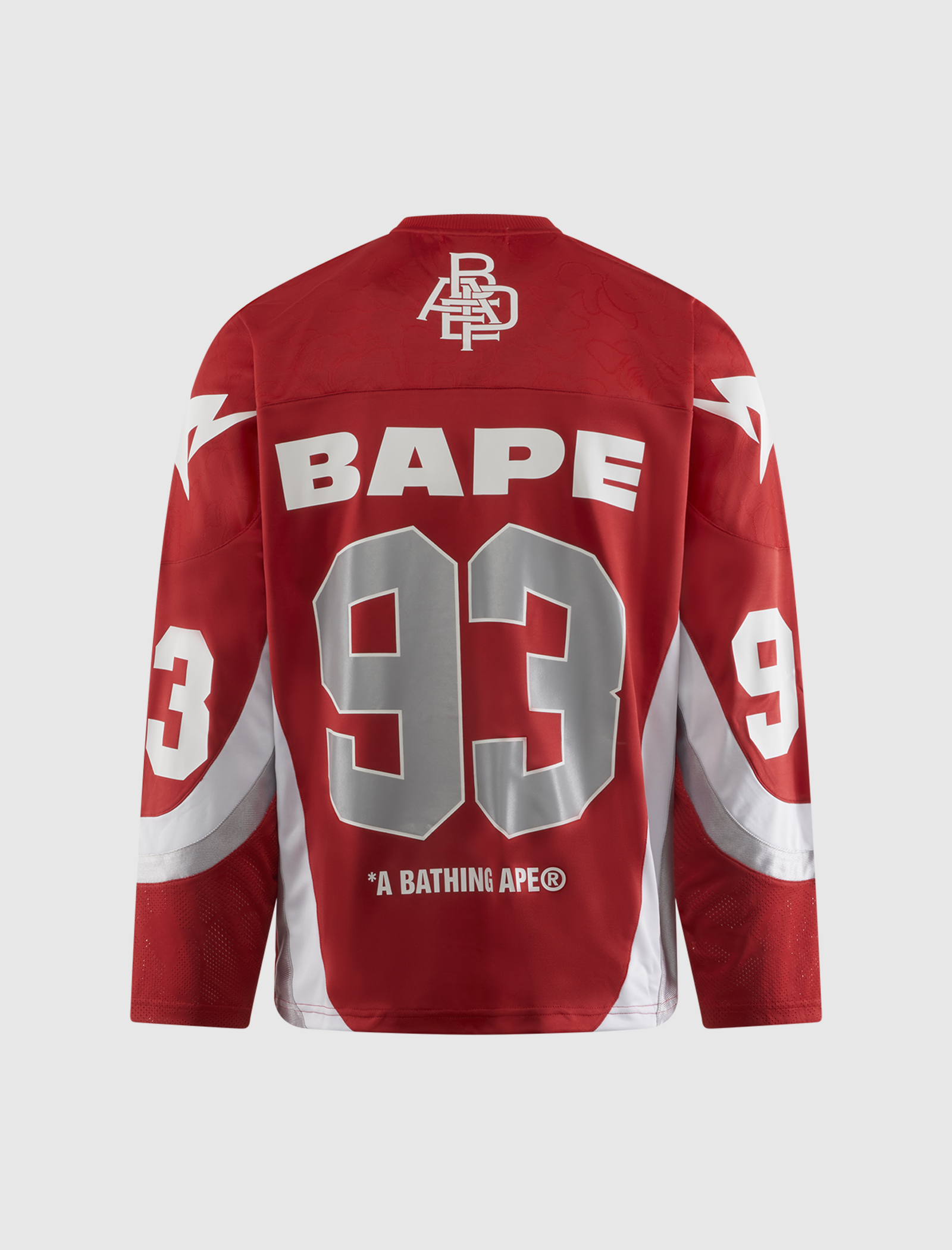 Оригінальна Line Camo Jacquard Logo Relaxed Fit Ice Hockey Jersey A bathing ape – детальний вид