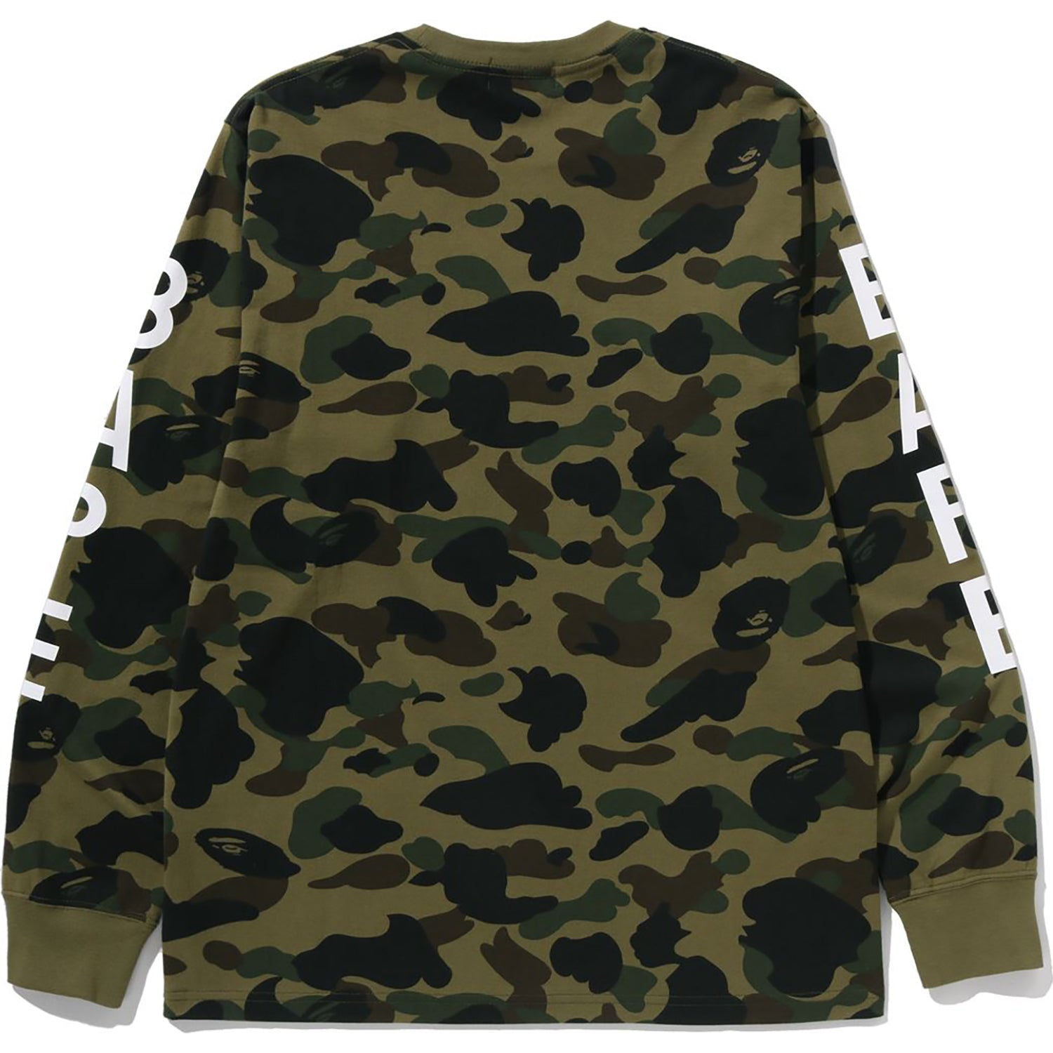 1st Camo Ls Tee Mens A bathing ape – Гарантія оригінальності – вид ззаду