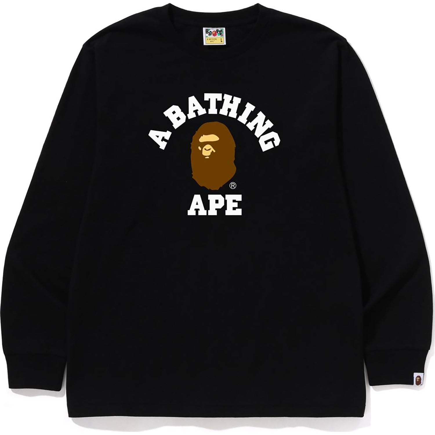 College Ls Tee Mens A bathing ape оригінал – Купити в Україні – боковий вид