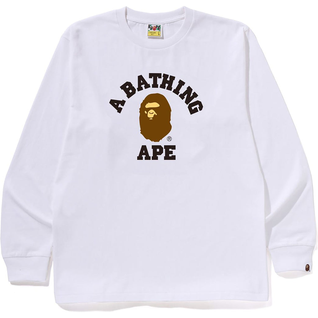 College Ls Tee Mens A bathing ape оригінал – Купити в Україні – детальний вид