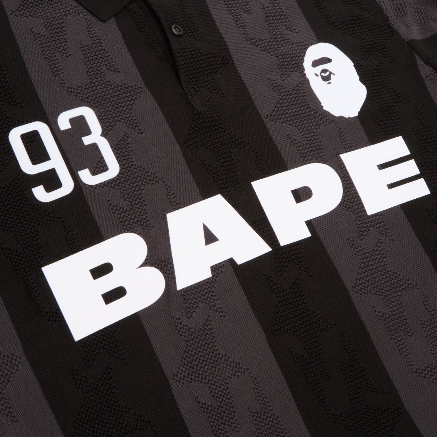 Sta Stripe Pattern Jacquard Multi Logo Relaxed Fit Ls Tee M A bathing ape оригінал – Купити в Україні – збільшений вид