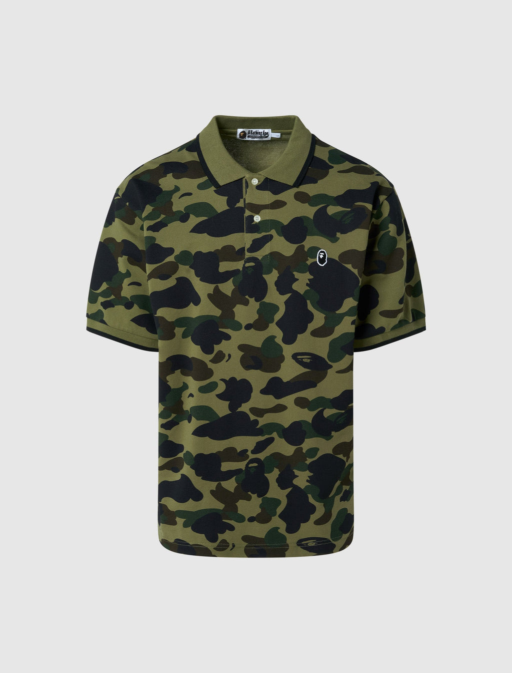 Camo One Point Polo A bathing ape оригінал – Купити в Україні – боковий вид
