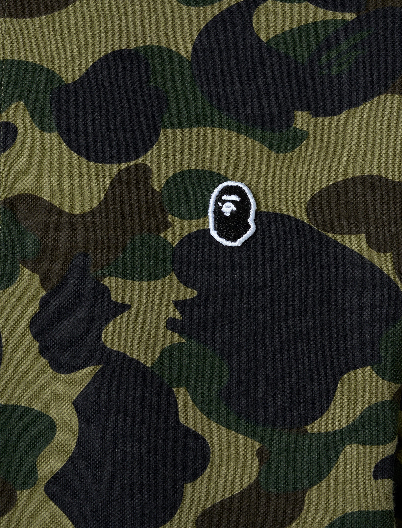 Camo One Point Polo A bathing ape оригінал – Купити в Україні – вид ззаду