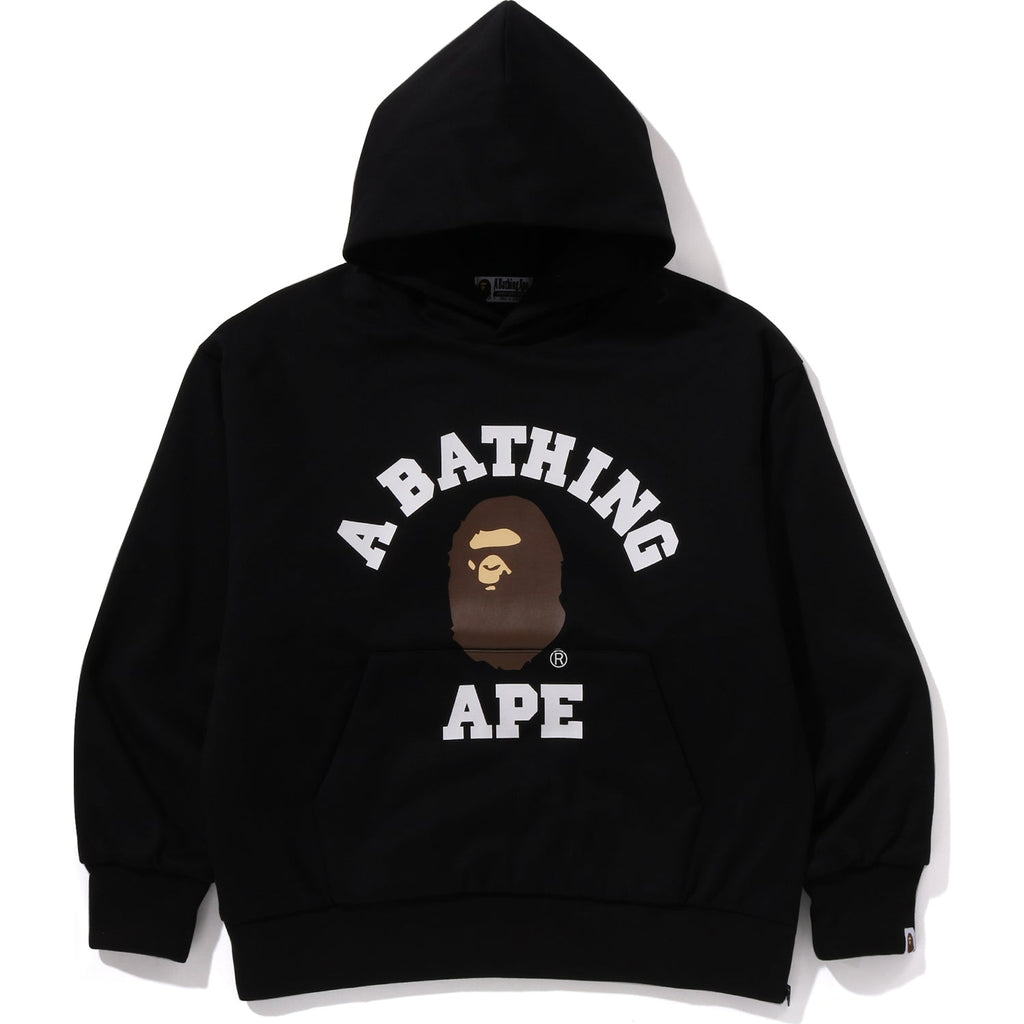 Оригінальна College Puffy Relaxed Fit Pullover Hoodie Mens A bathing ape – боковий вид