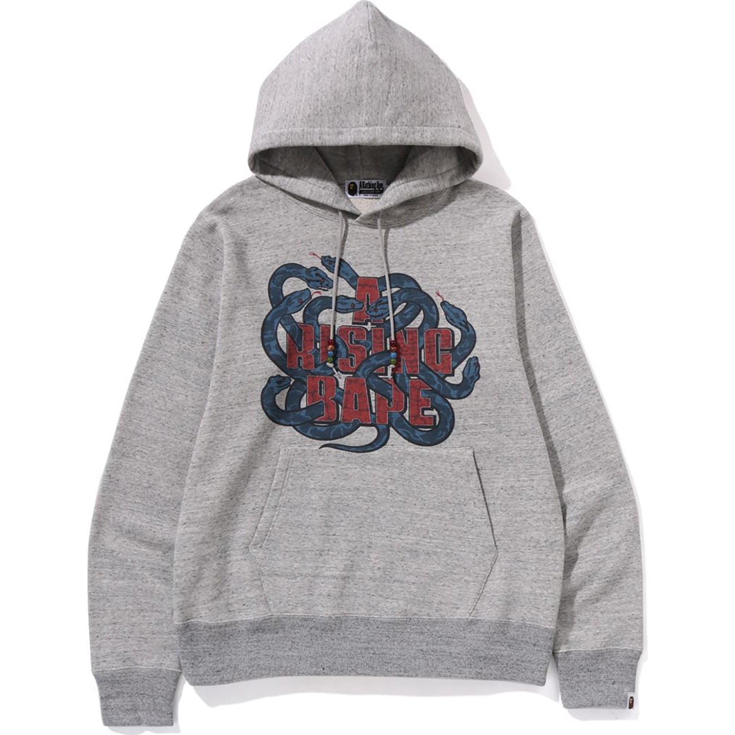 Year Of Snake Pullover Hoodie Mens A bathing ape – Гарантія оригінальності – боковий вид