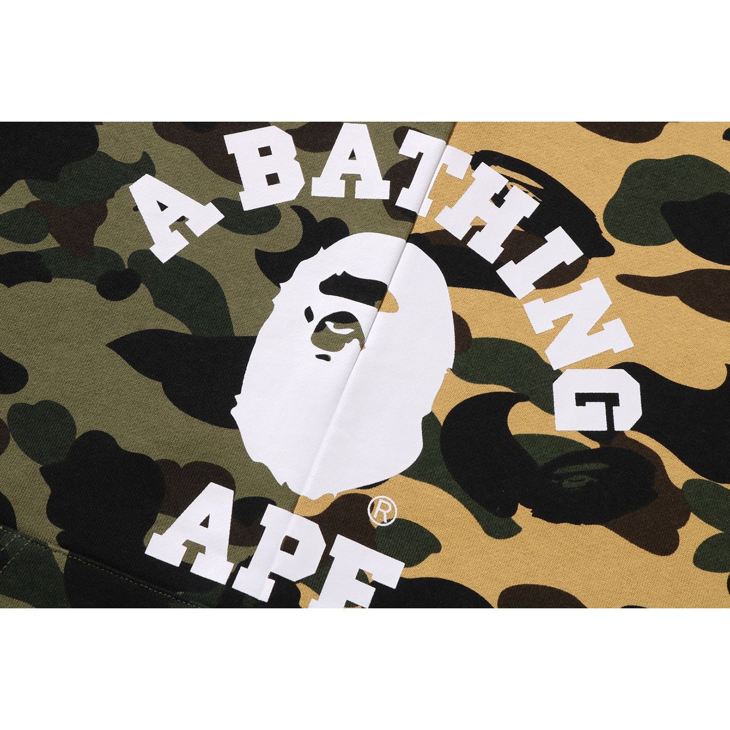1st Camo Separate Pullover Hoodie Mens A bathing ape оригінал – Купити в Україні – вид ззаду