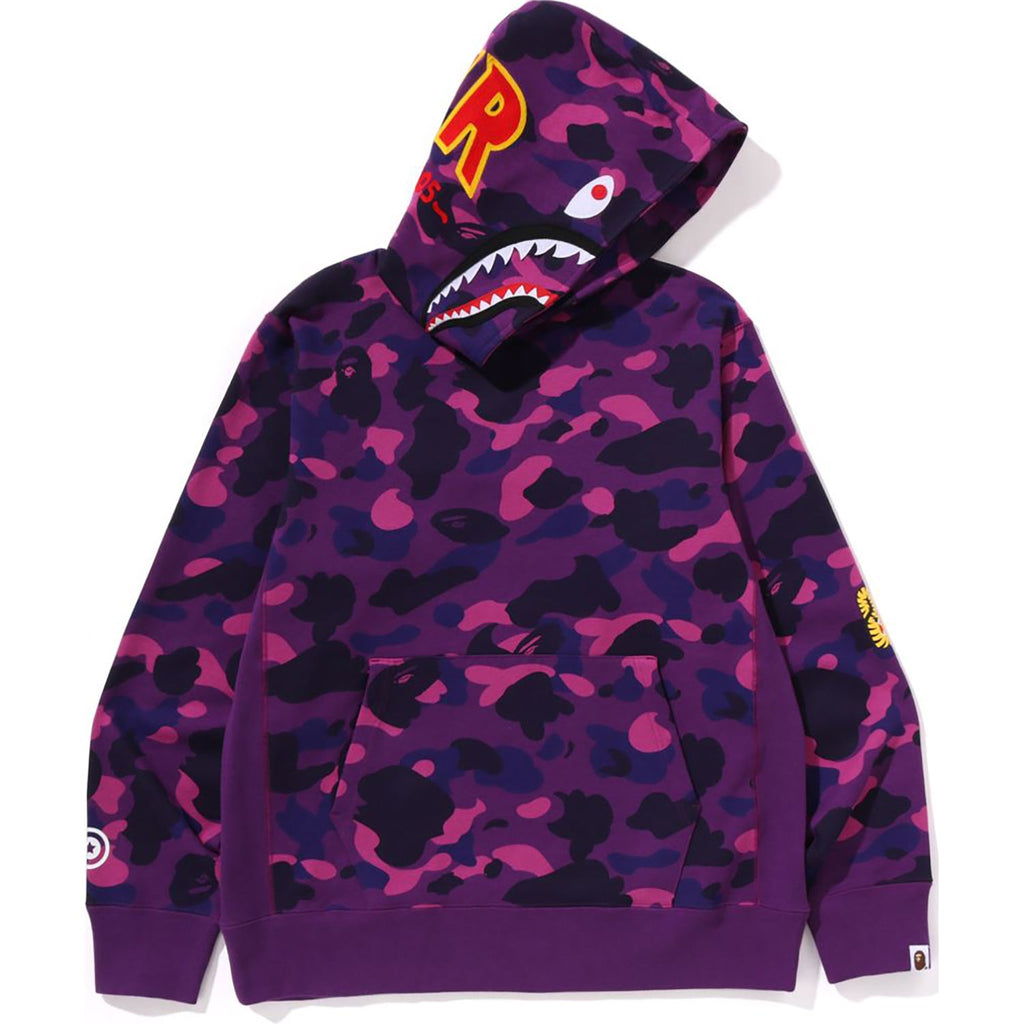 Color Camo 2nd Shark Pullover Hoodie Mens A bathing ape оригінал – Купити в Україні – збільшений вид