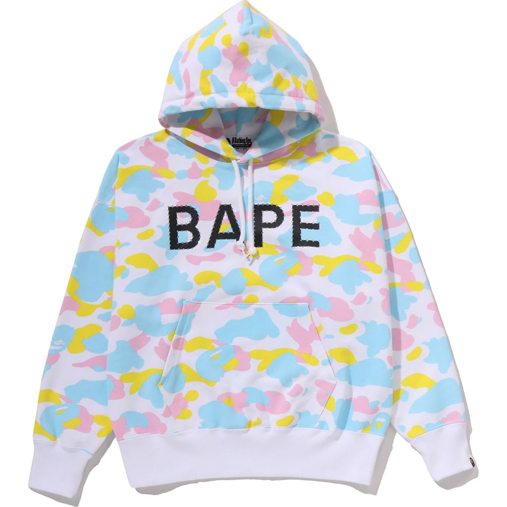 New Multi Camo Logo Oversized Pullover Hoodie Ladies A bathing ape – Гарантія оригінальності – збільшений вид