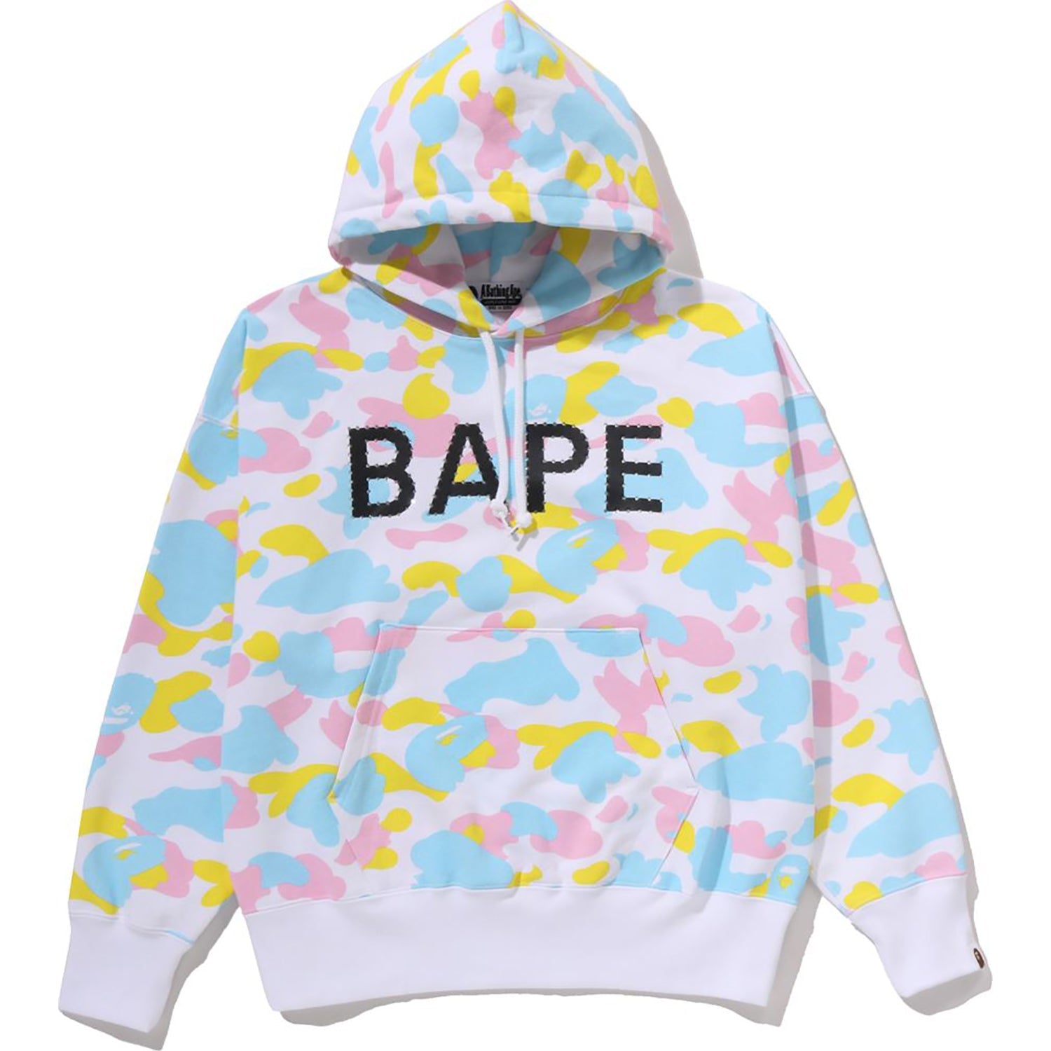 New Multi Camo Logo Oversized Pullover Hoodie Ladies A bathing ape – Гарантія оригінальності – збільшений вид
