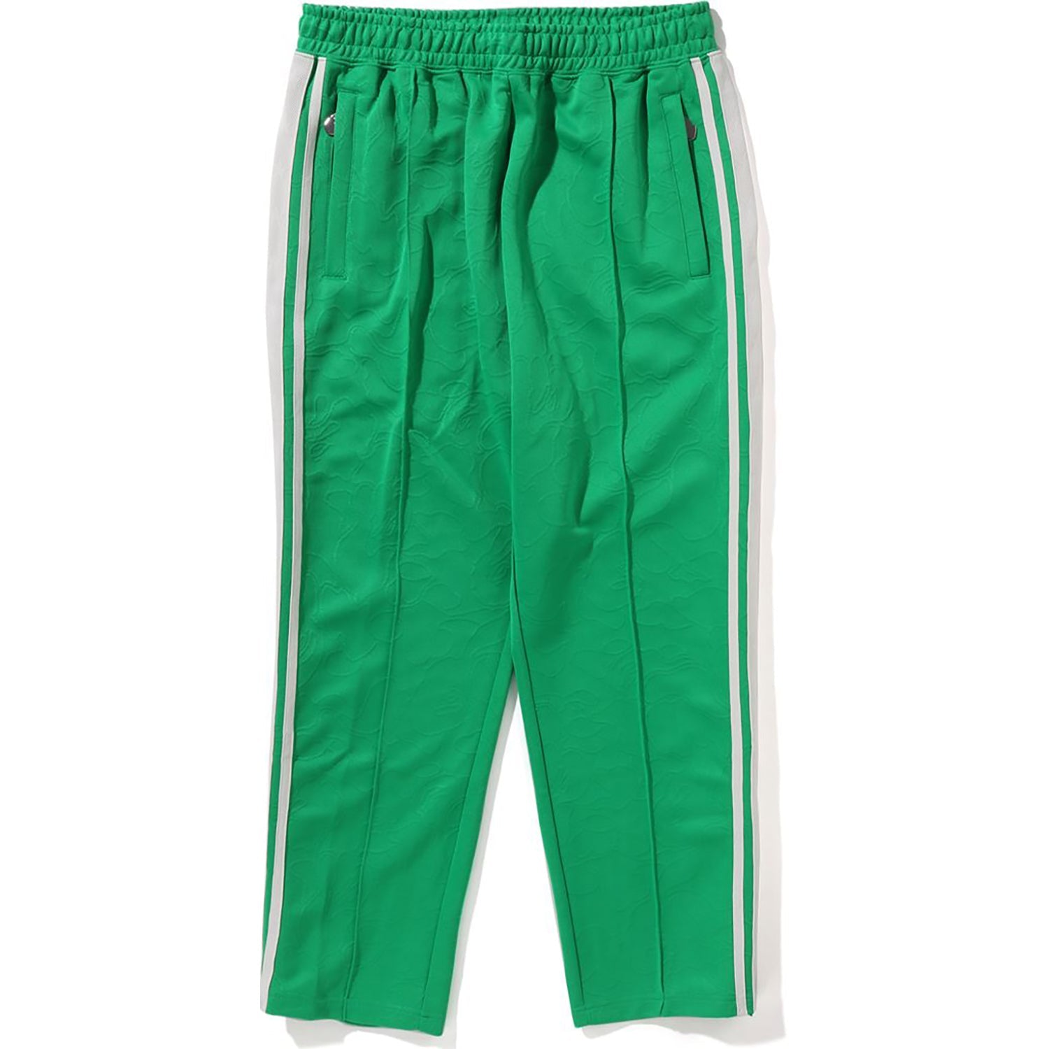Line Camo Jacquard Loose Fit Sweatpants Mens A bathing ape – Гарантія оригінальності – боковий вид