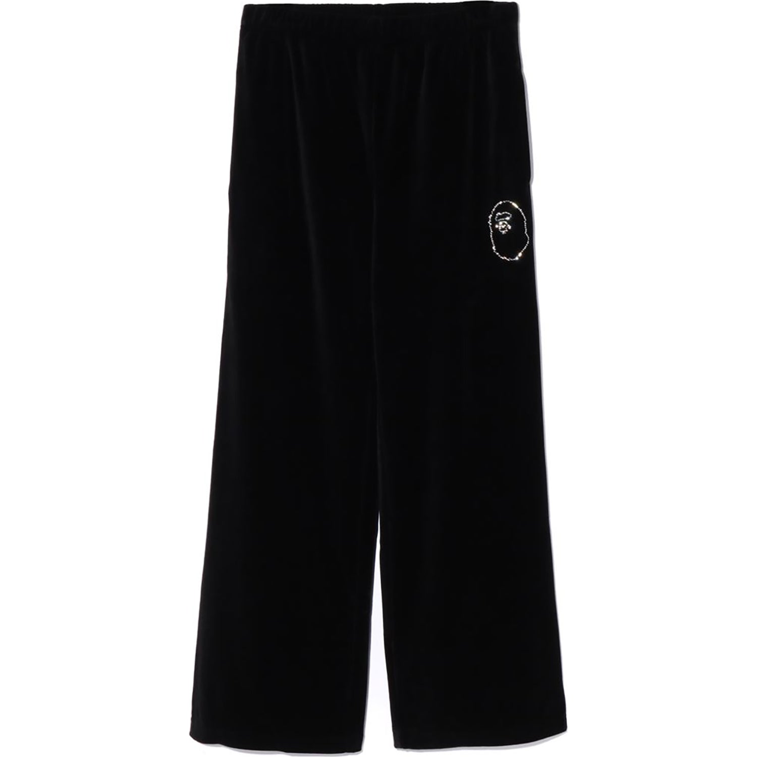 Оригінальна Crystal Stone Ape Head Velour Wide Pants Ladies A bathing ape – боковий вид