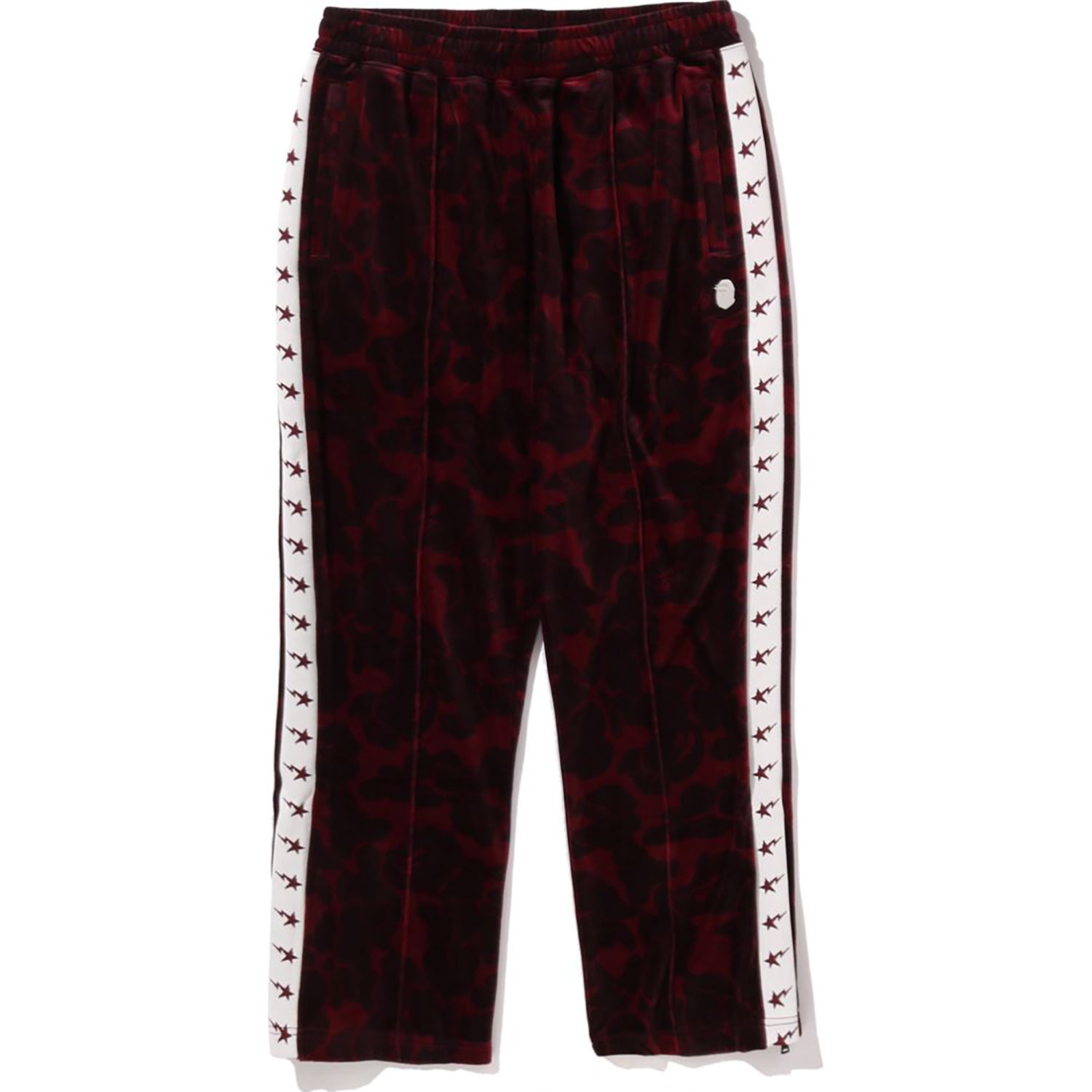 Solid Camo Velour Metal One Point Relaxed Fit Track Pants Mens A bathing ape оригінал – Купити в Україні – боковий вид