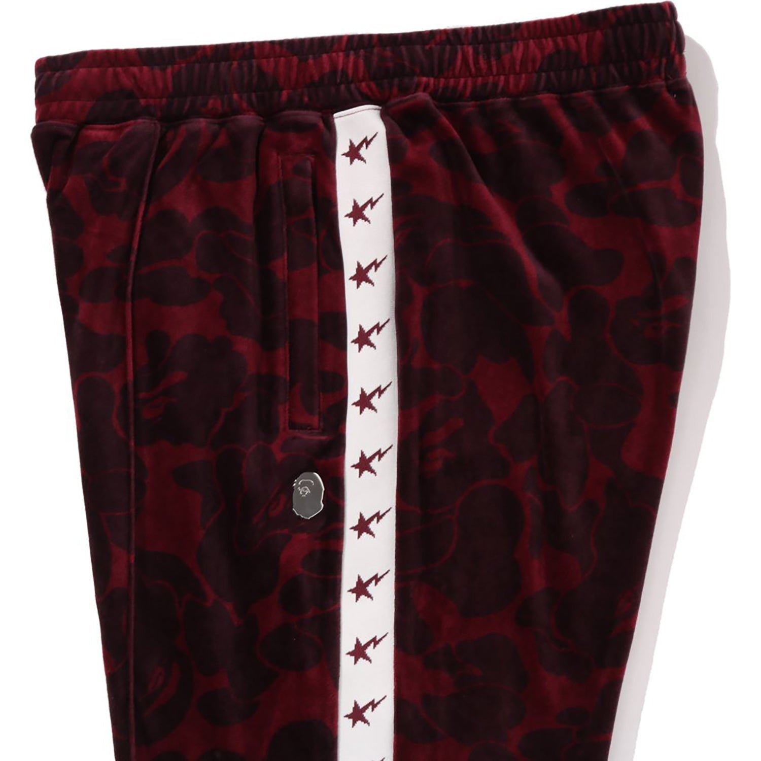 Solid Camo Velour Metal One Point Relaxed Fit Track Pants Mens A bathing ape оригінал – Купити в Україні – детальний вид