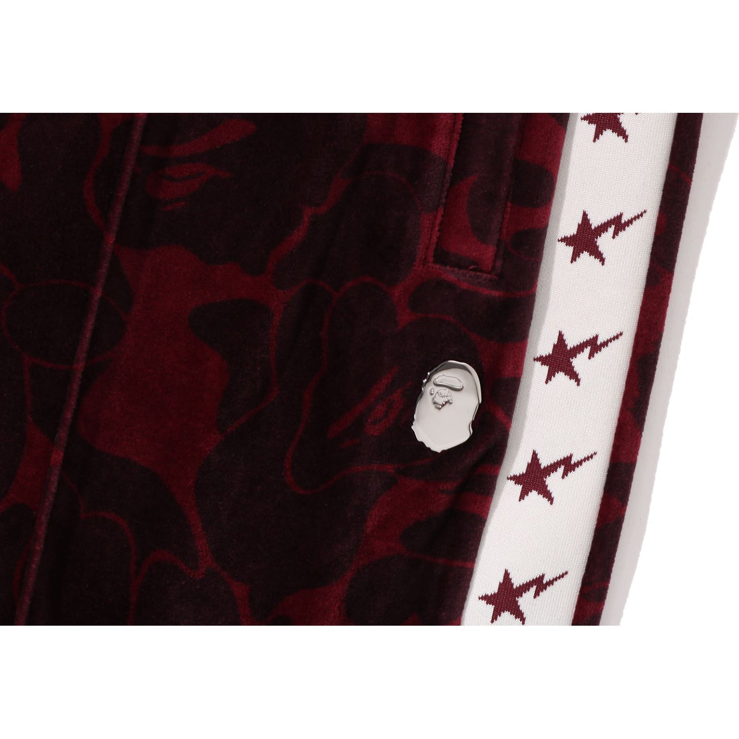 Solid Camo Velour Metal One Point Relaxed Fit Track Pants Mens A bathing ape оригінал – Купити в Україні – збільшений вид