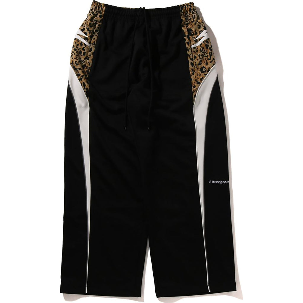 Wild Leopard Pattern Oversized Fit Track Pants Mens A bathing ape – Гарантія оригінальності – боковий вид