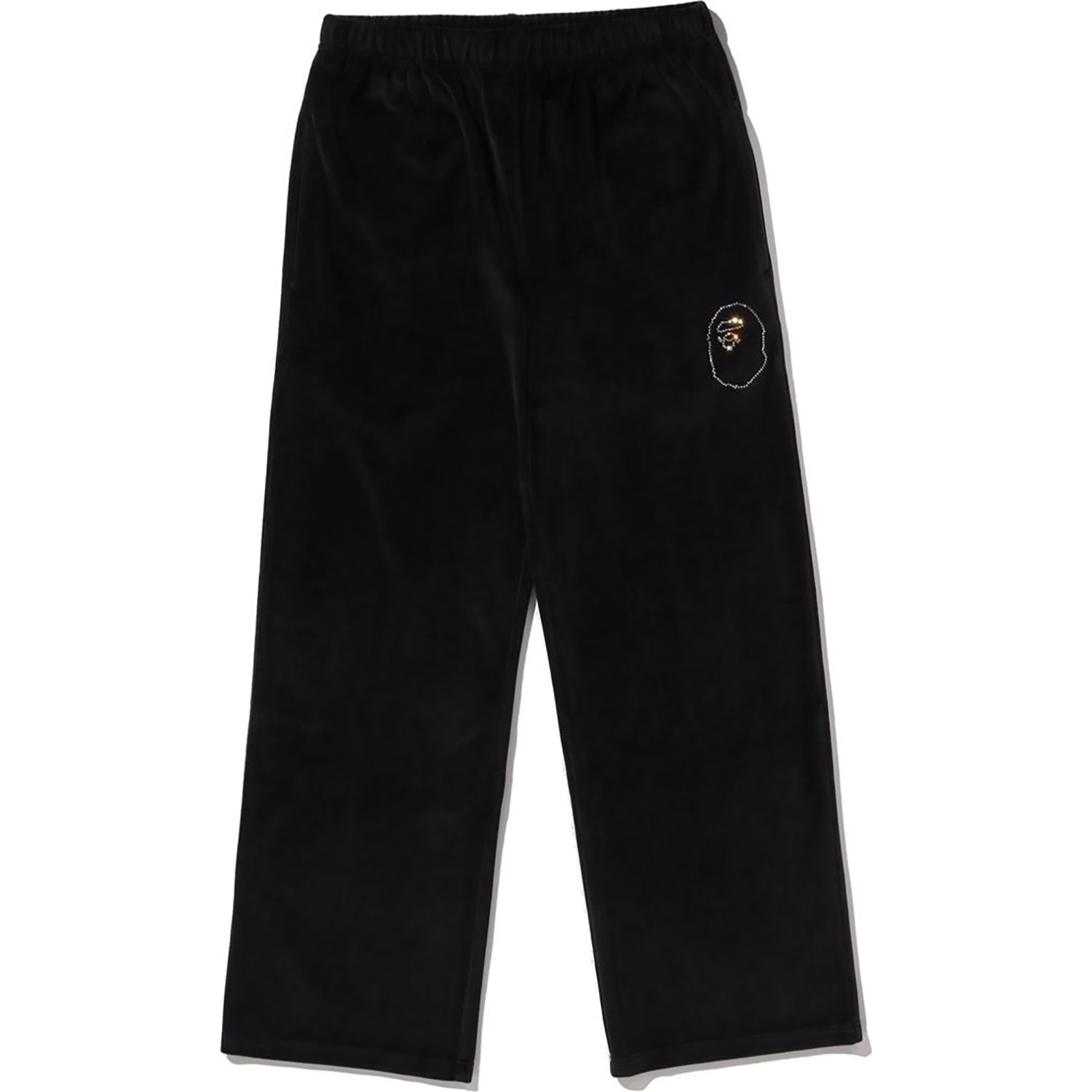 Оригінальна Crystal Stone Ape Head Velour Wide Pants Ladies A bathing ape – боковий вид