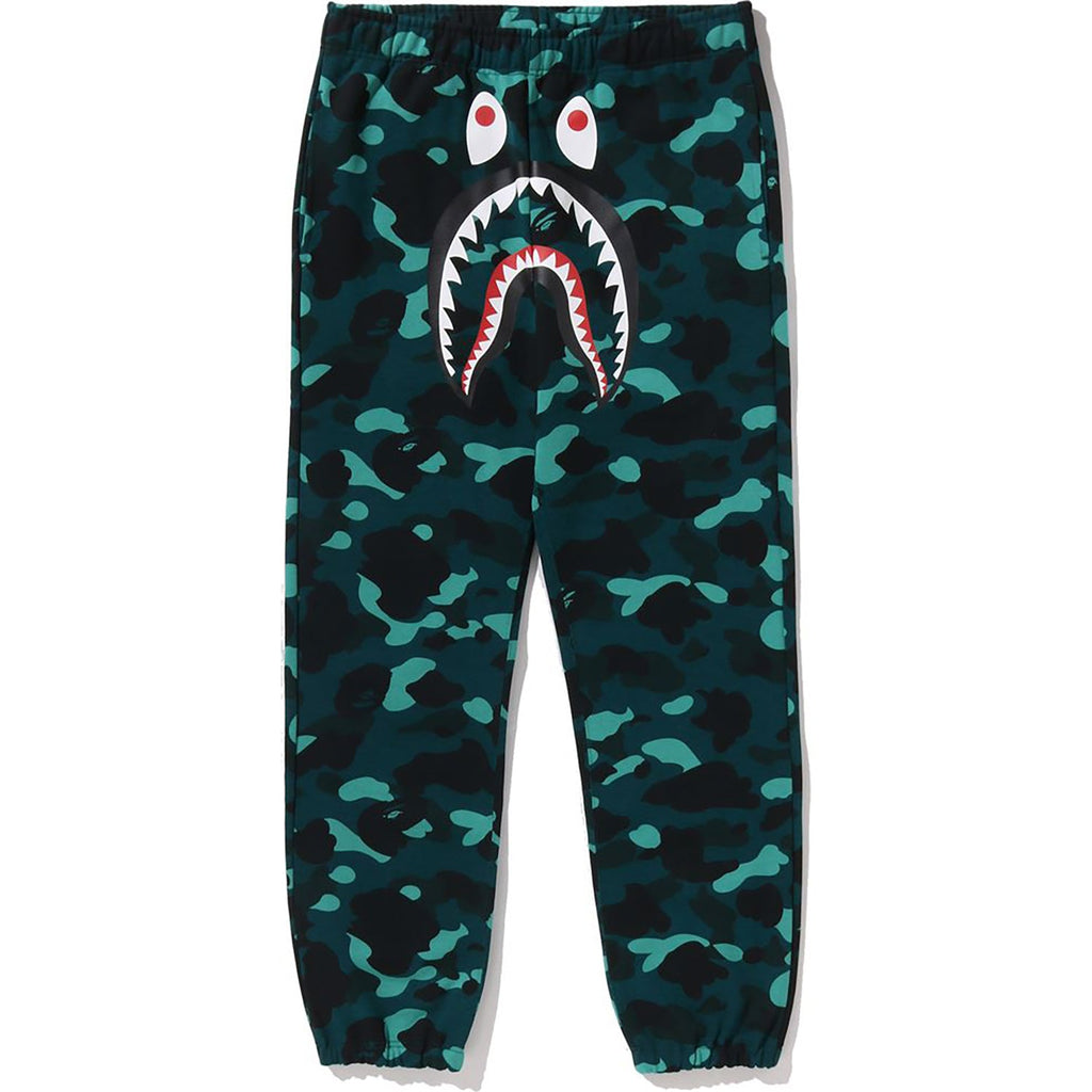 Color Camo Shark Sweat Pants Mens A bathing ape – Гарантія оригінальності – вид ззаду