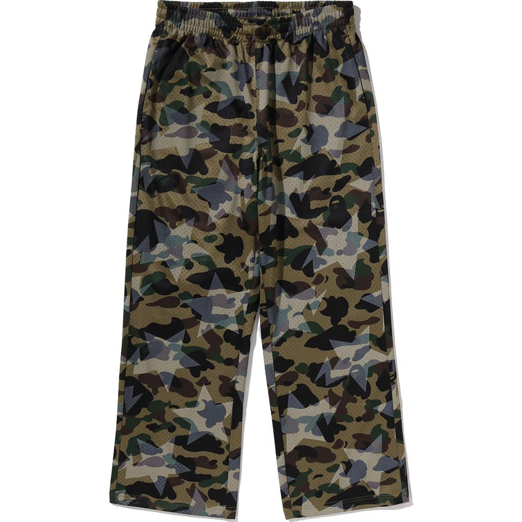 Оригінальна Sta Over Print 1st Camo Sta Mesh Sweatpants Mens A bathing ape – боковий вид
