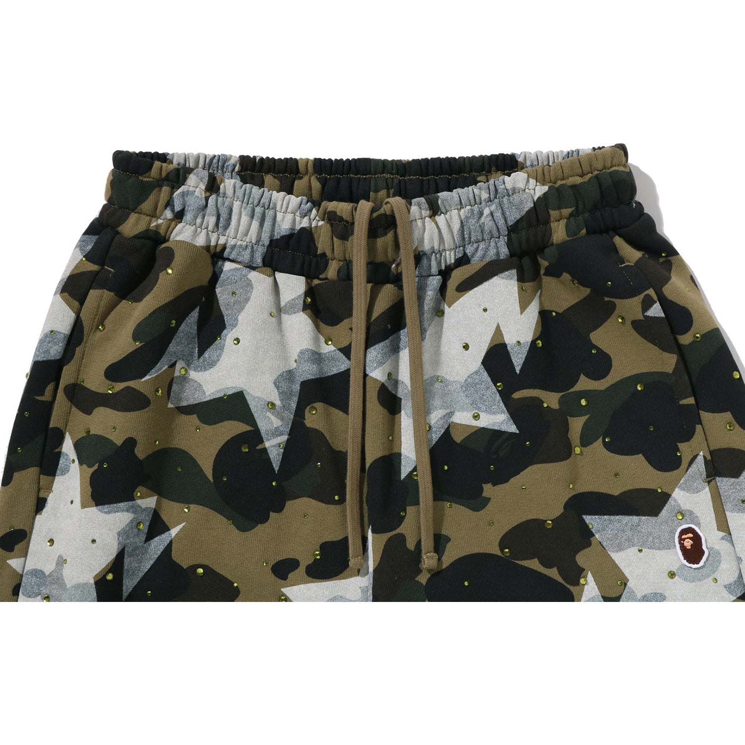 Sta Over Print 1st Camo Crystal Stone Sweat Pants Ladies A bathing ape – Гарантія оригінальності – детальний вид